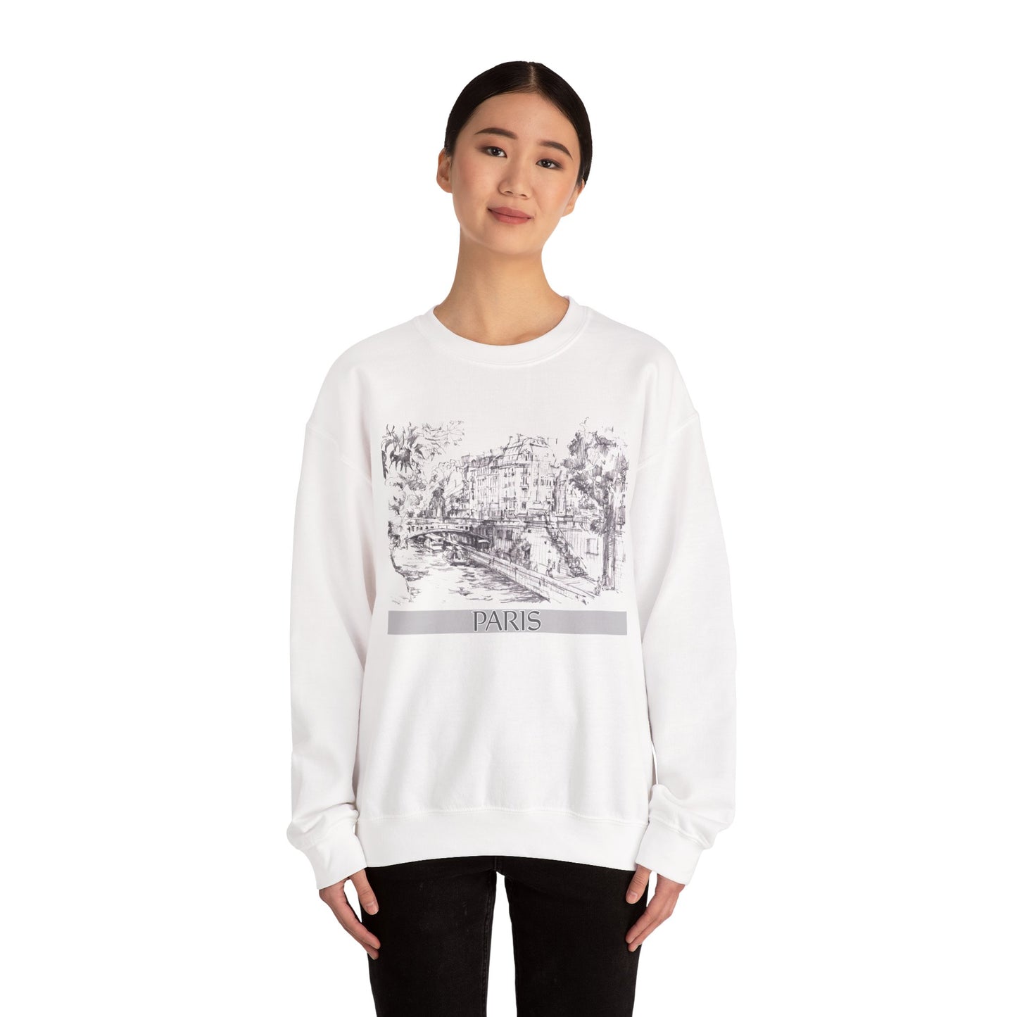 Paris-Inspired Unisex Crewneck Sweatshirt