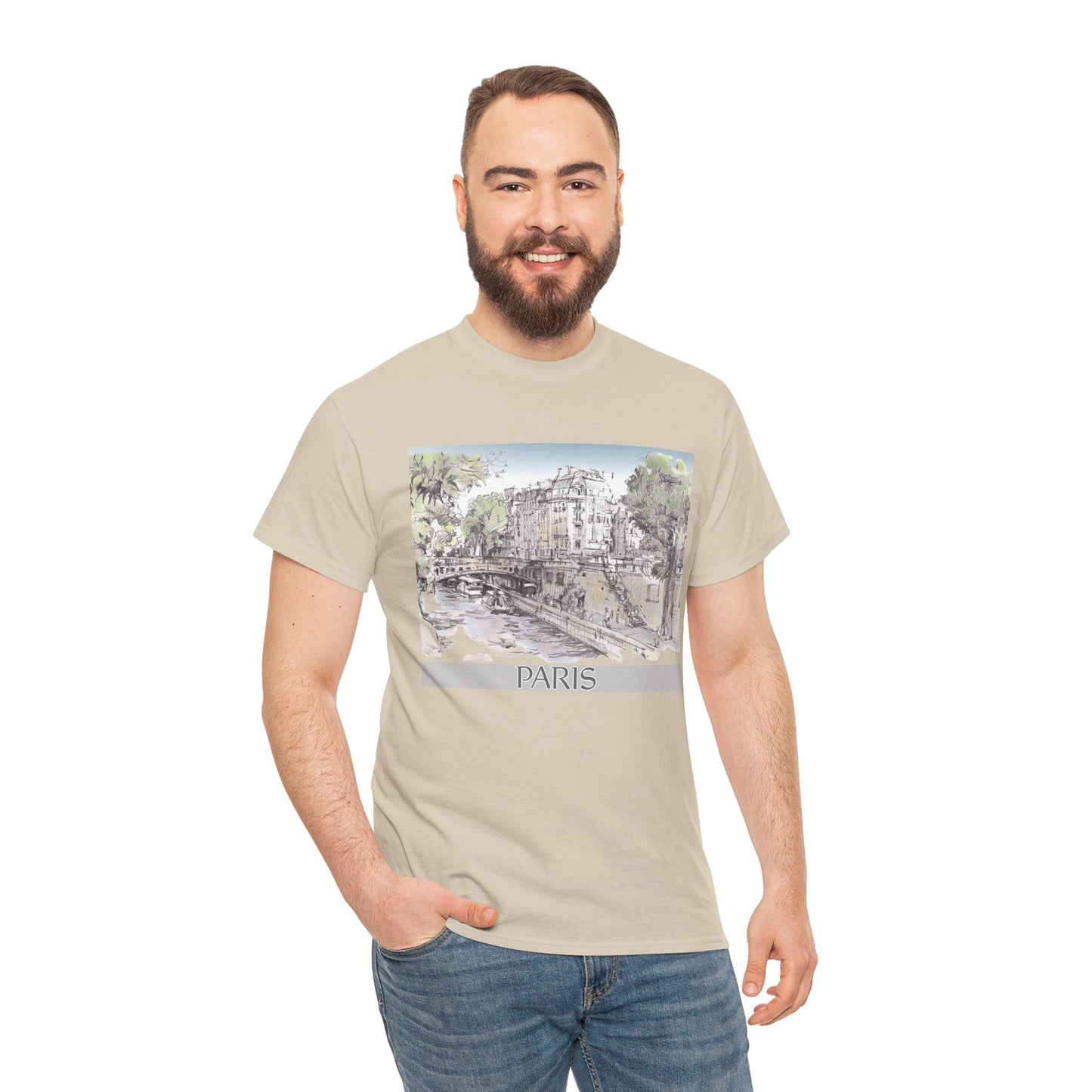 Paris-Inspired Unisex Crewneck T-shirt