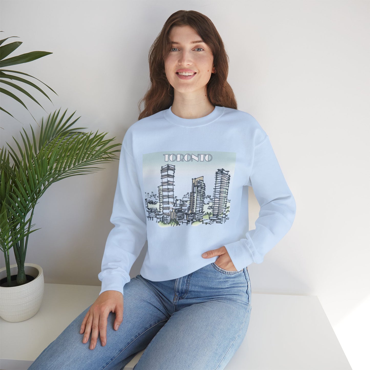Toronto-Inspired Unisex Crewneck Sweatshirt