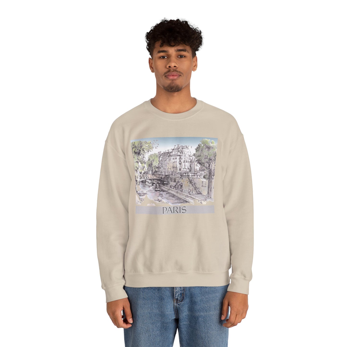 Paris-Inspired Unisex Crewneck Sweatshirt