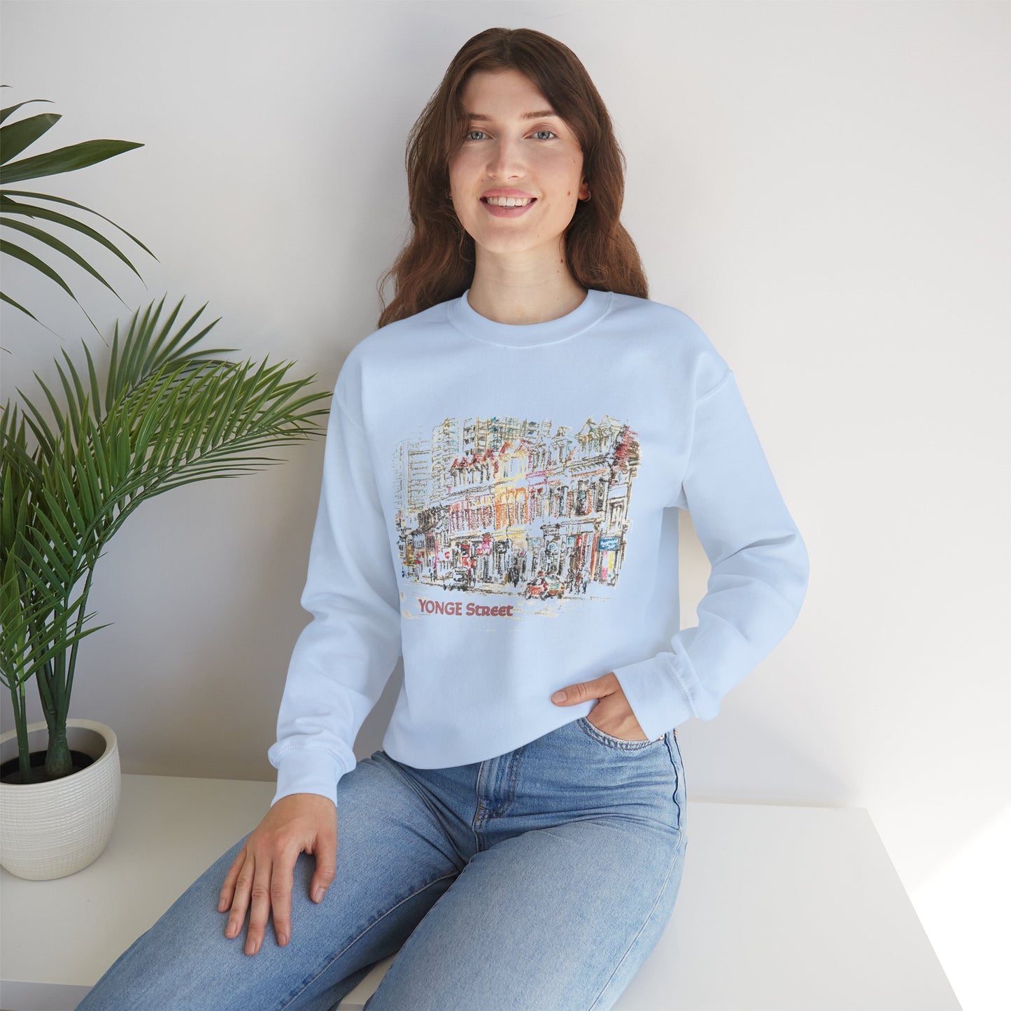Yonge Street-Inspired Unisex Crewneck Sweatshirt