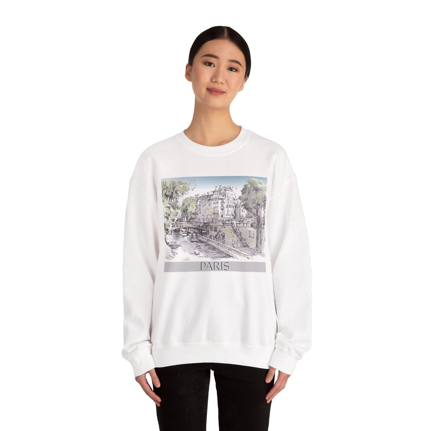 Paris-Inspired Unisex Crewneck Sweatshirt