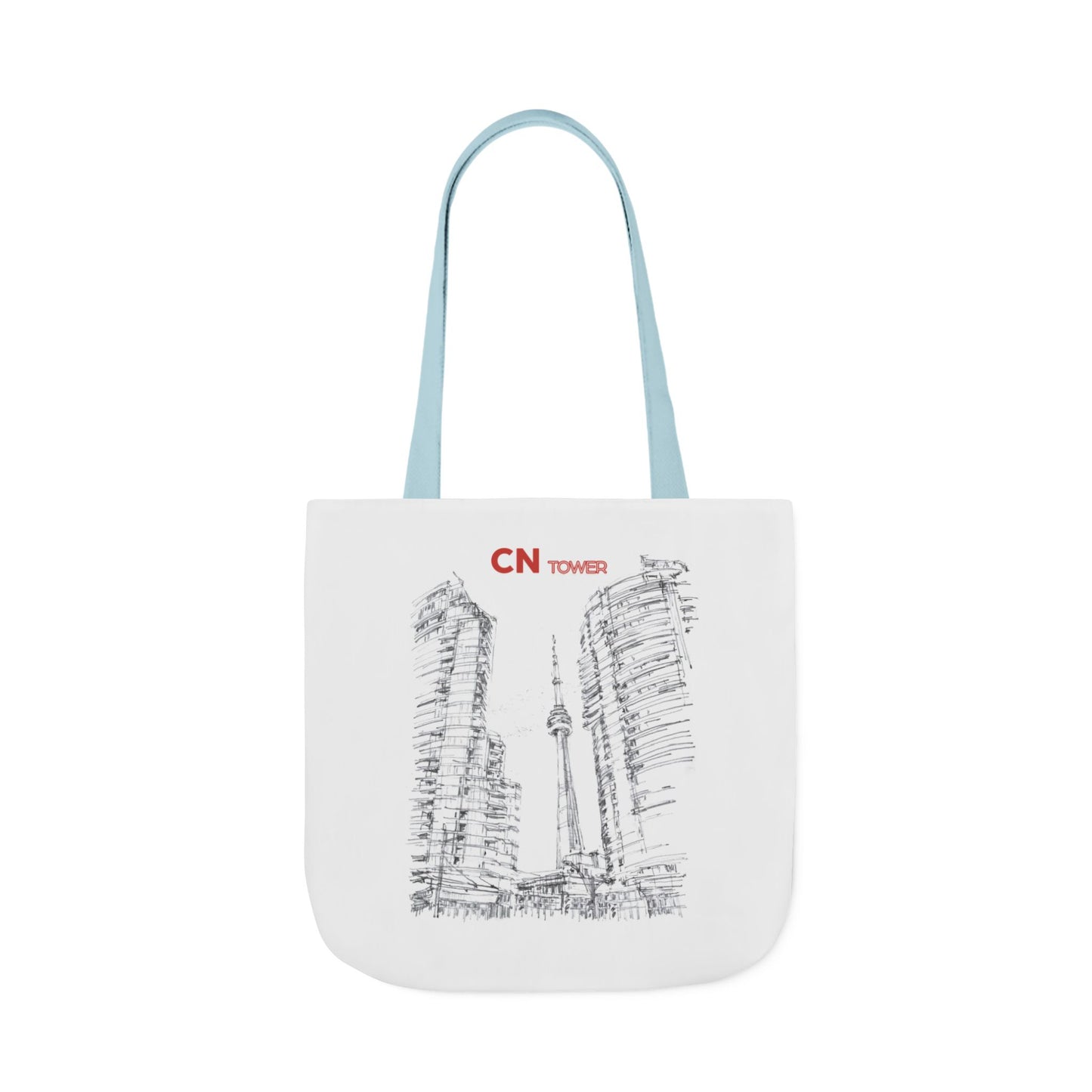 CN Tower-inspired Tote Bag with 4-Color Straps