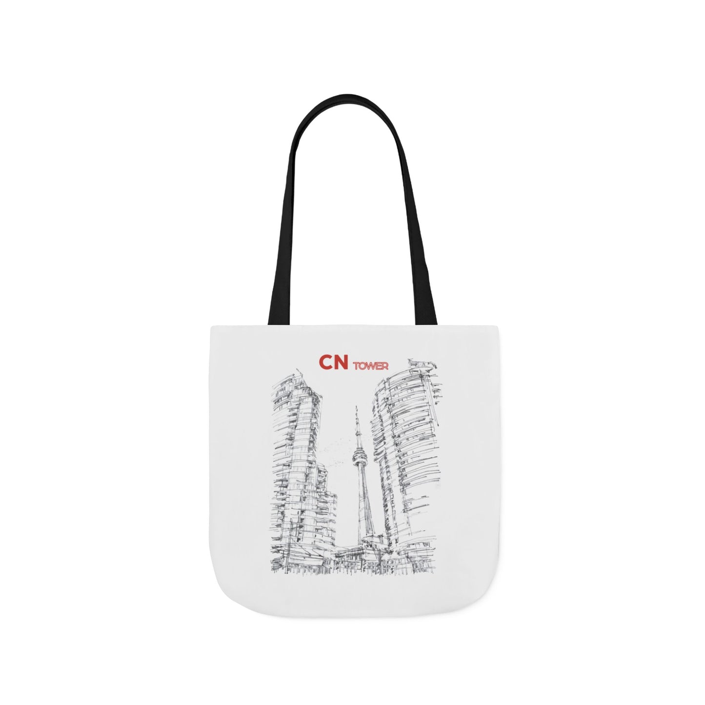 CN Tower-inspired Tote Bag with 4-Color Straps