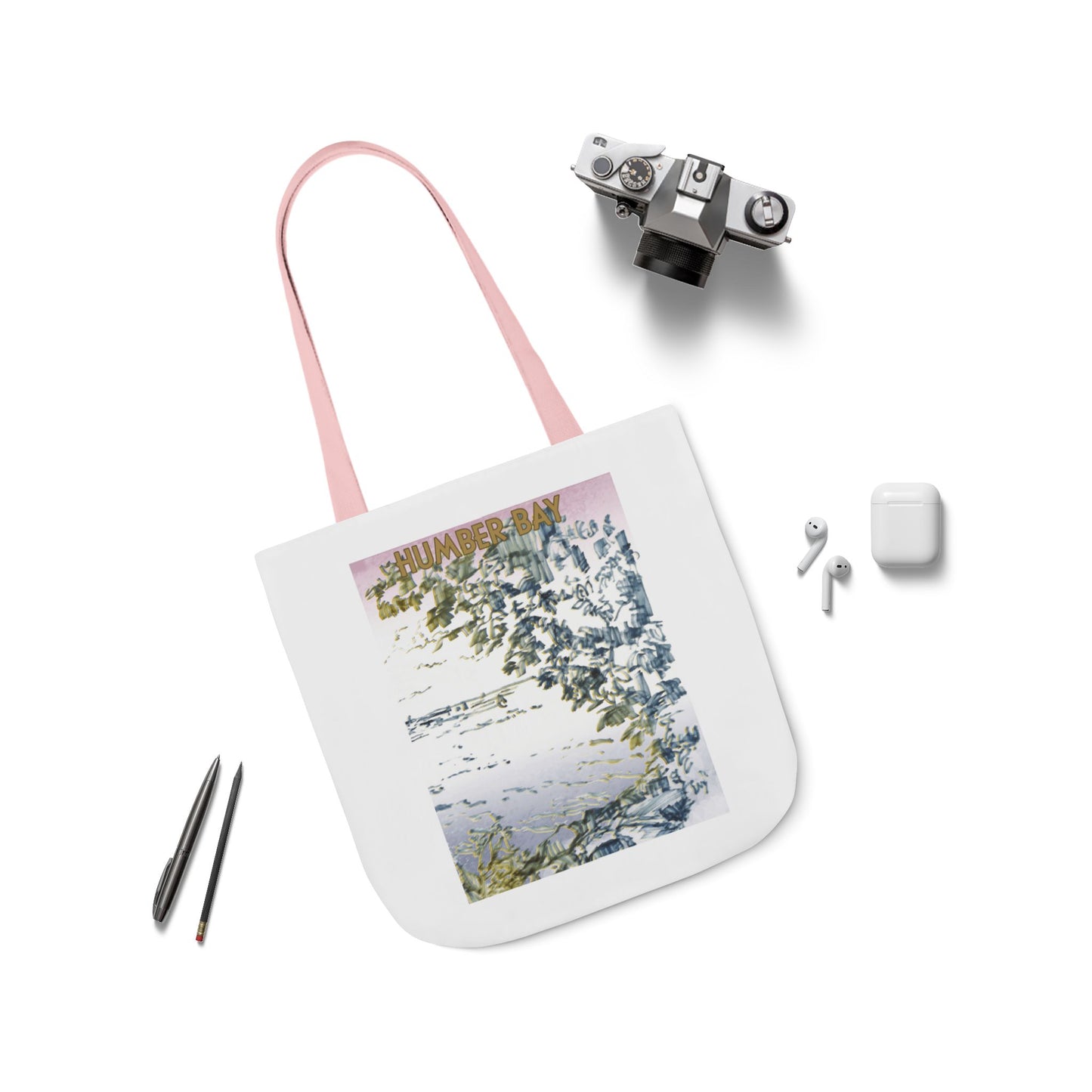 Toronto Humber Bay-inspired Tote Bag with 5-Color Straps
