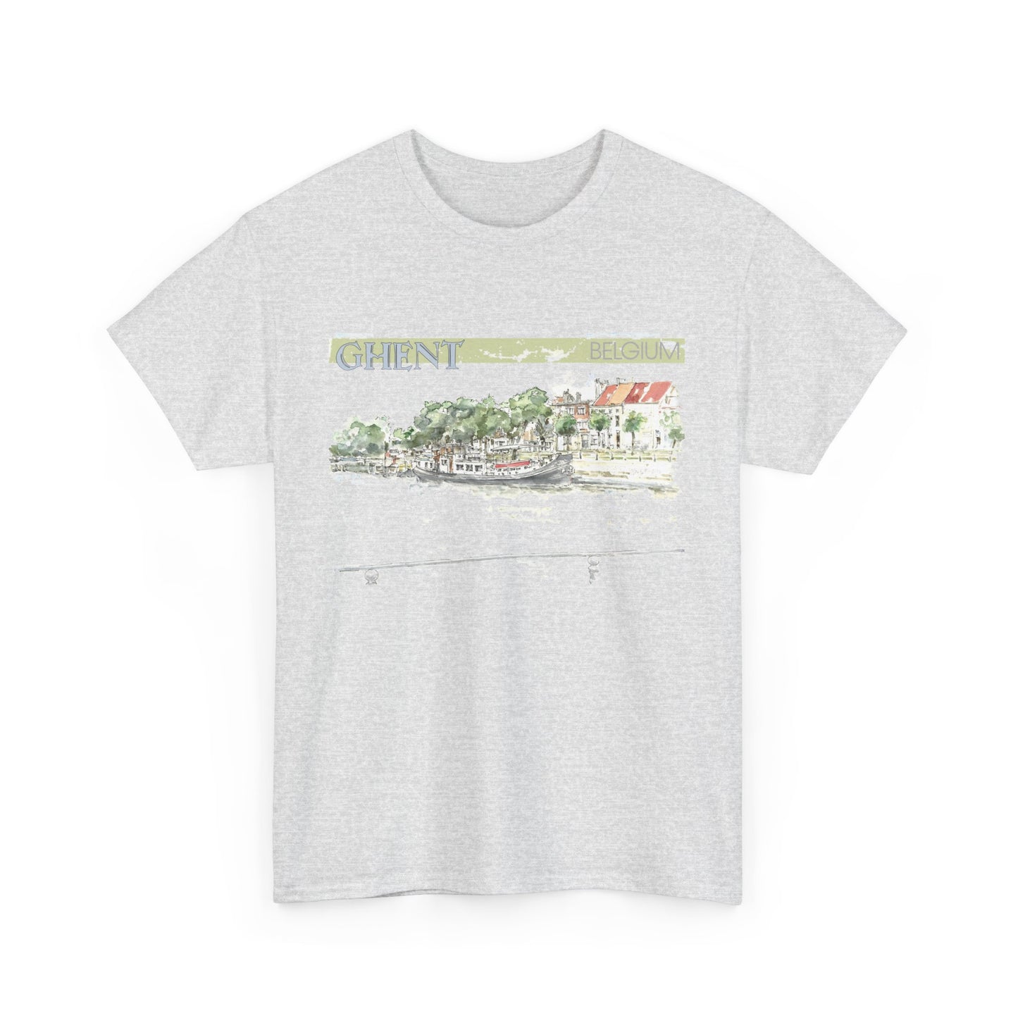 Ghent-Inspired Unisex Crewneck T-shirt