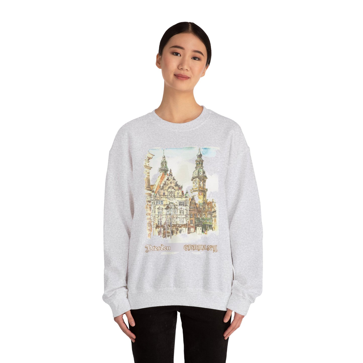 Dresden-Inspired Unisex Crewneck Sweatshirt