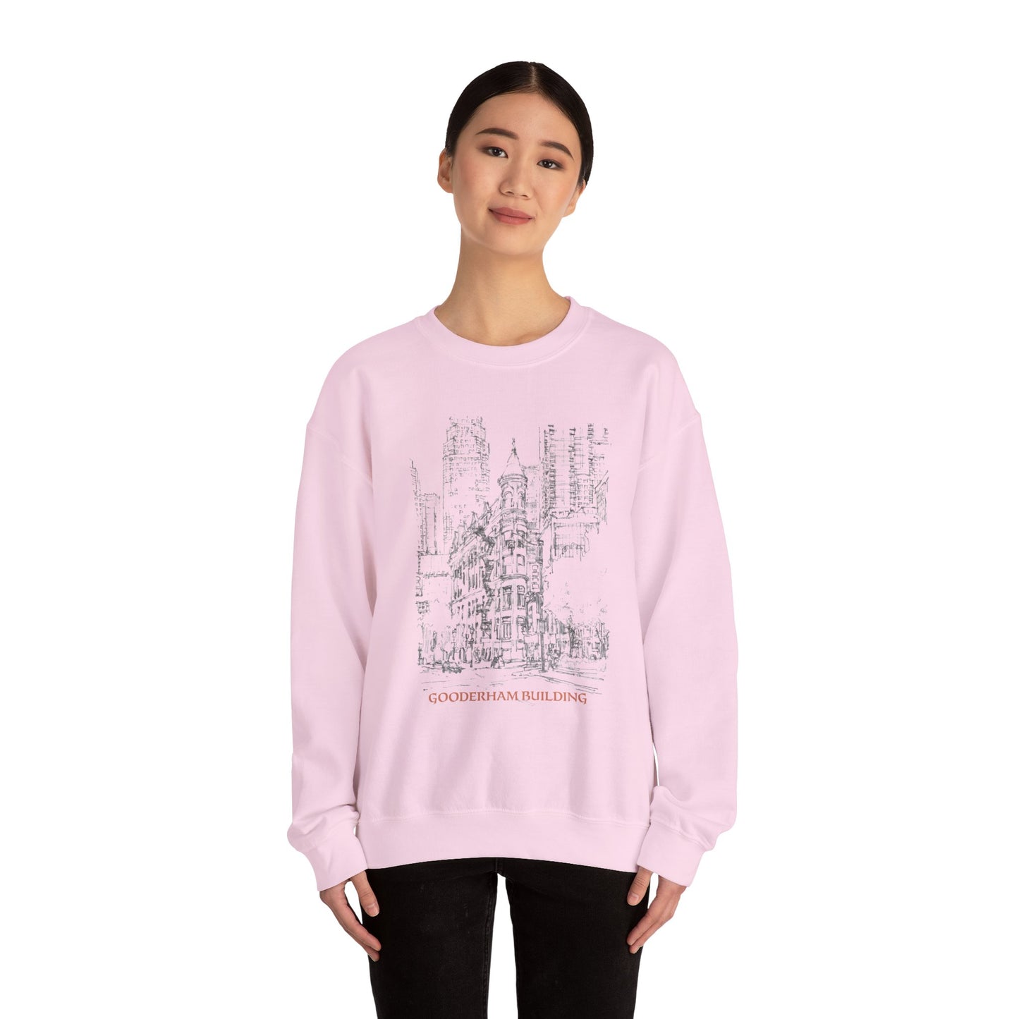 Toronto Gooderham building-Inspired Unisex Crewneck Sweatshirt