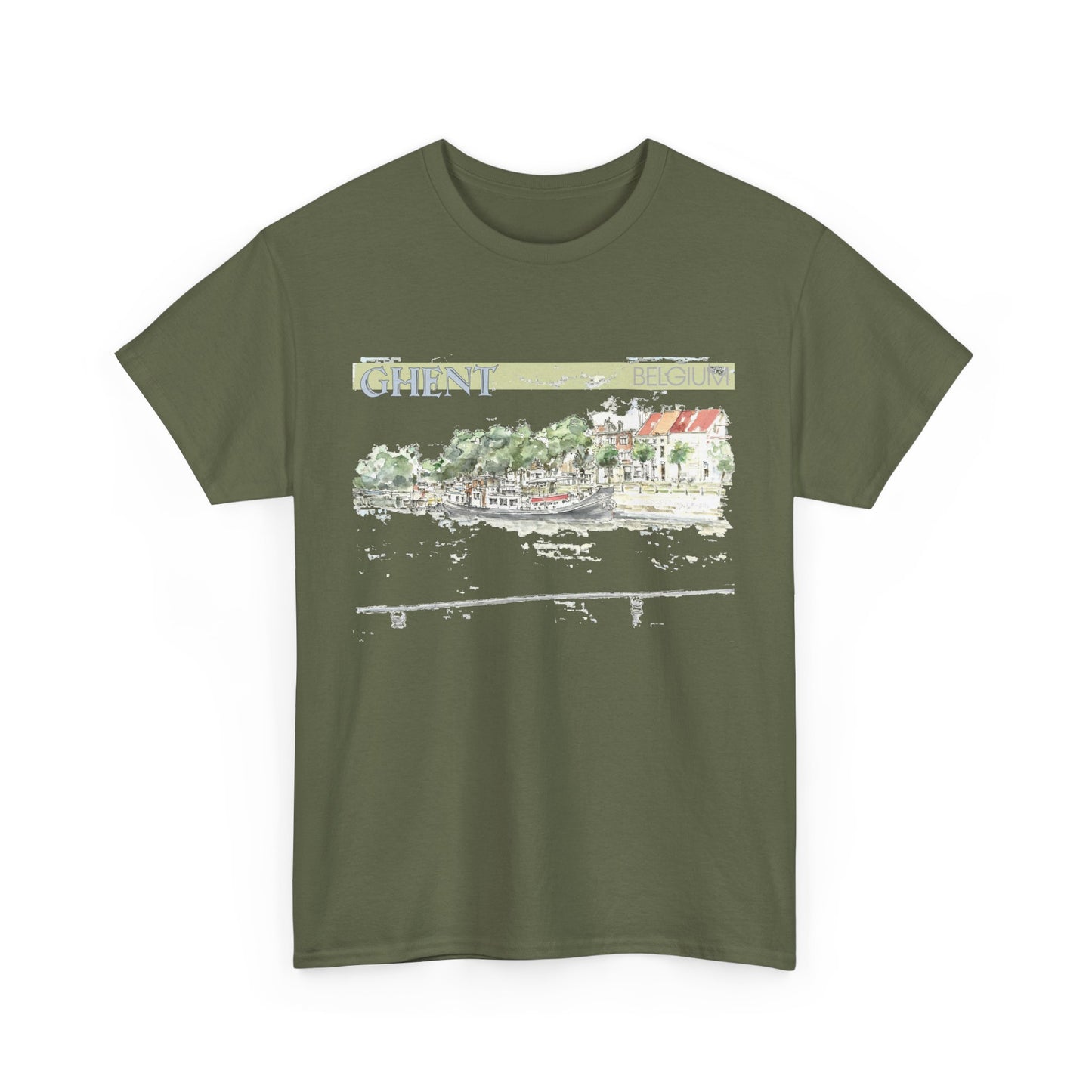 Ghent-Inspired Unisex Crewneck T-shirt