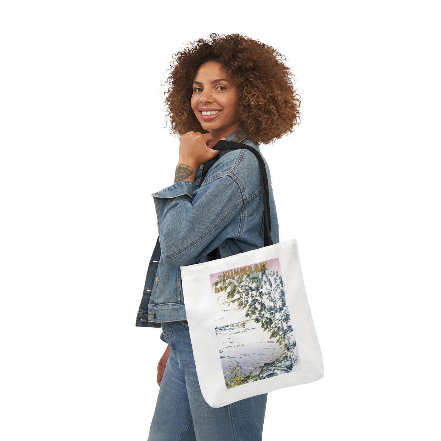 Toronto Humber Bay-inspired Tote Bag with 5-Color Straps