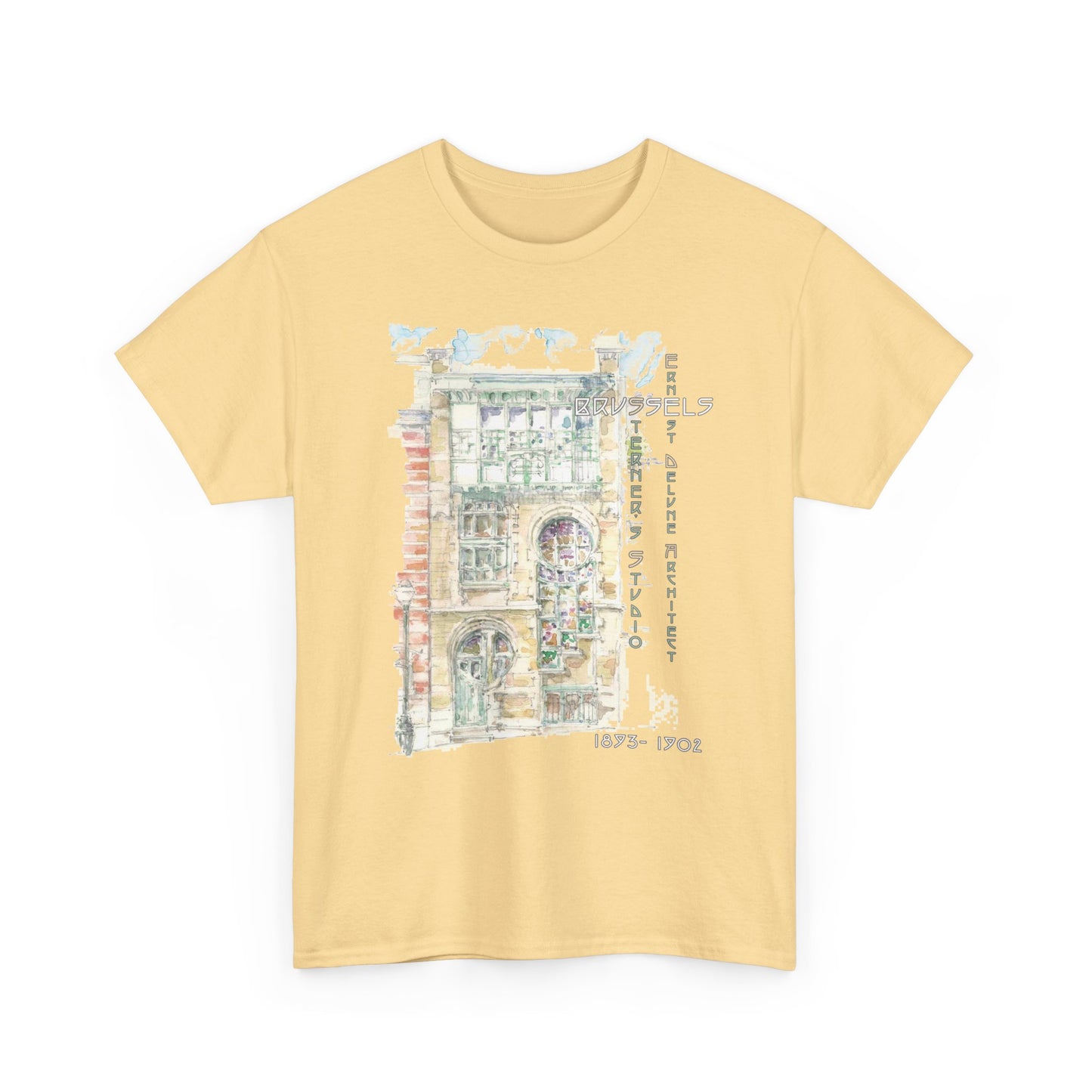 Brussel's Art-Nouveau-Inspired Unisex Crewneck T-shirt