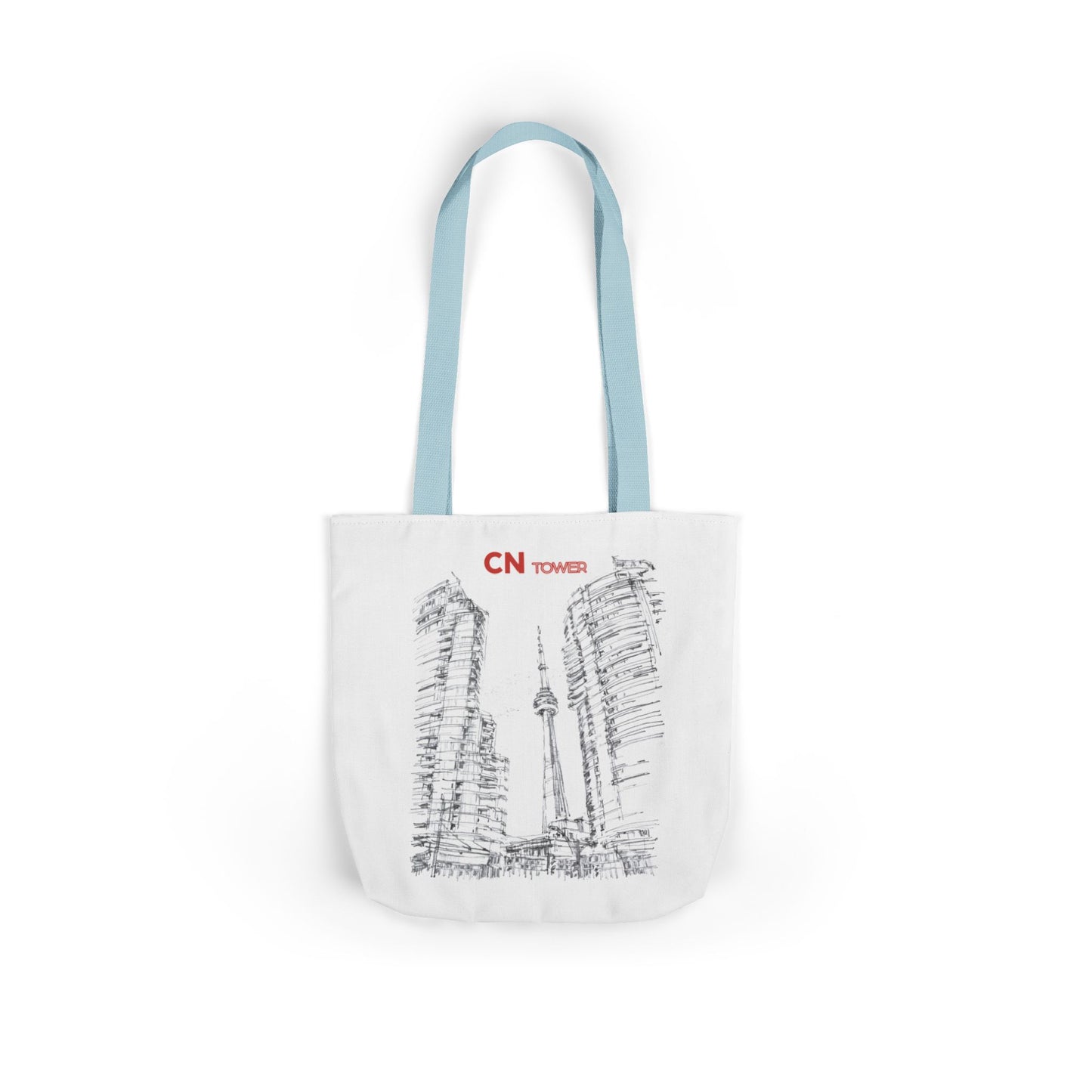 CN Tower-inspired Tote Bag with 4-Color Straps