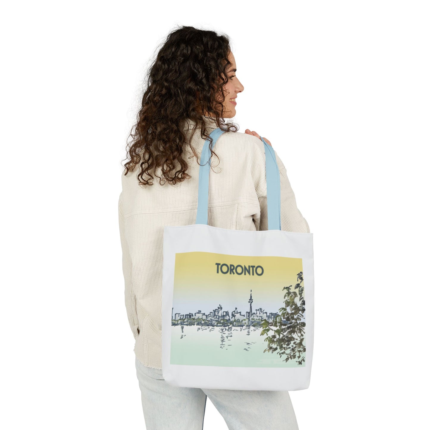 Toronto-inspired Tote Bag with 4-Color Straps