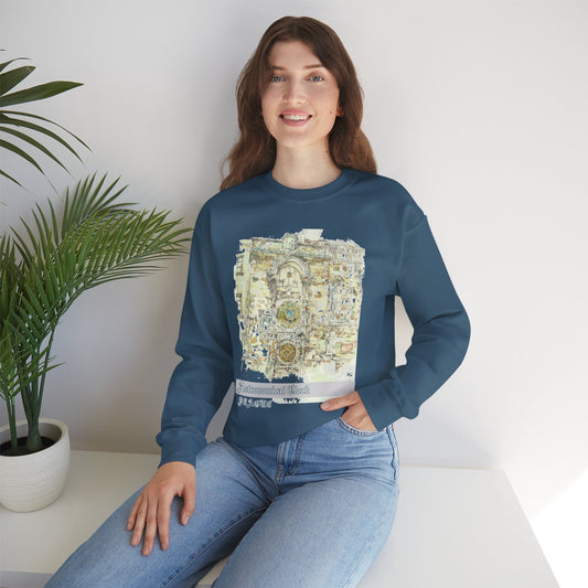 Prague-Inspired Unisex Crewneck Sweatshirt