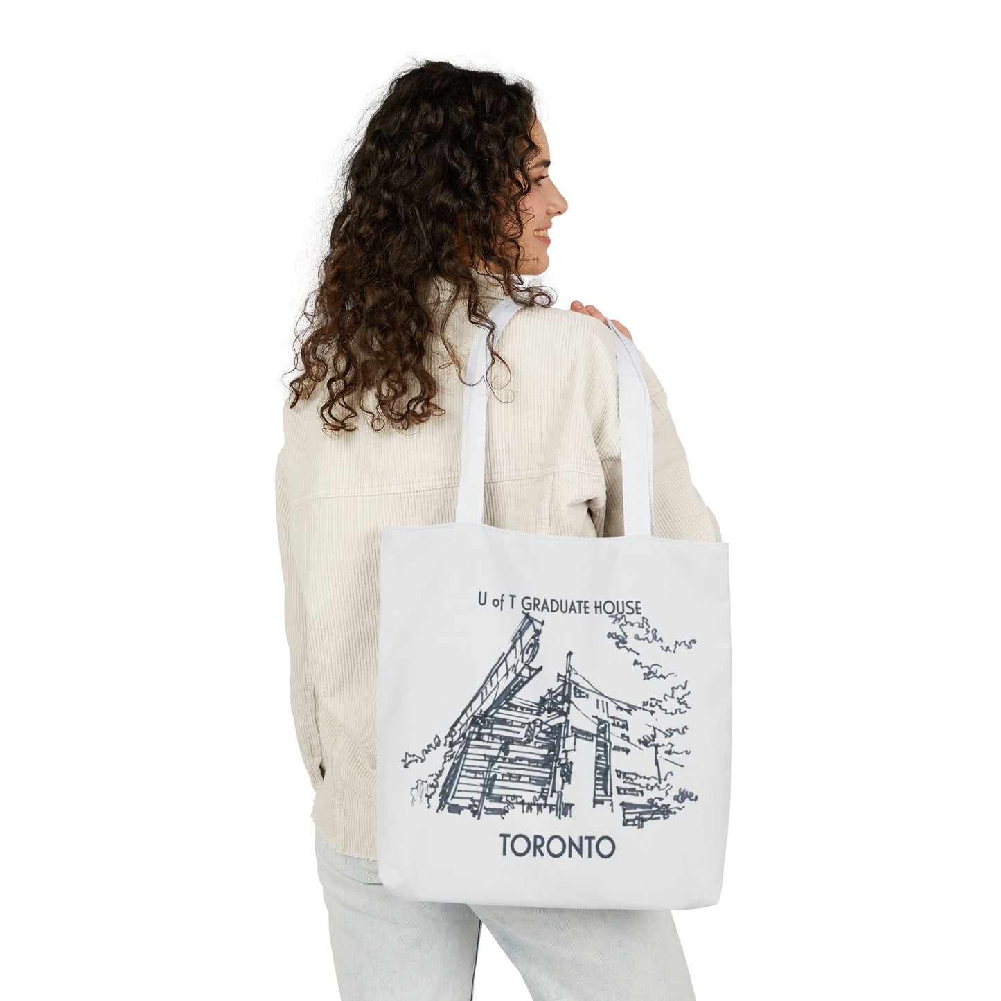Toronto-inspired Tote Bag with 3-Color Straps