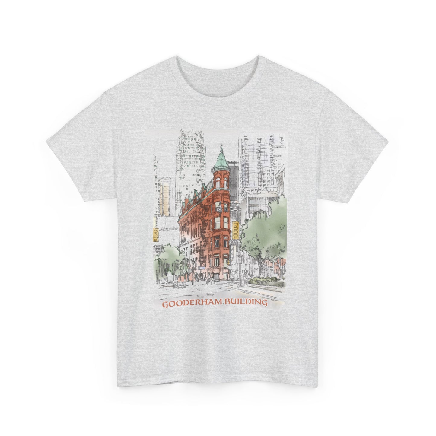 Gooderham building-Inspired Unisex Crewneck T-shirt