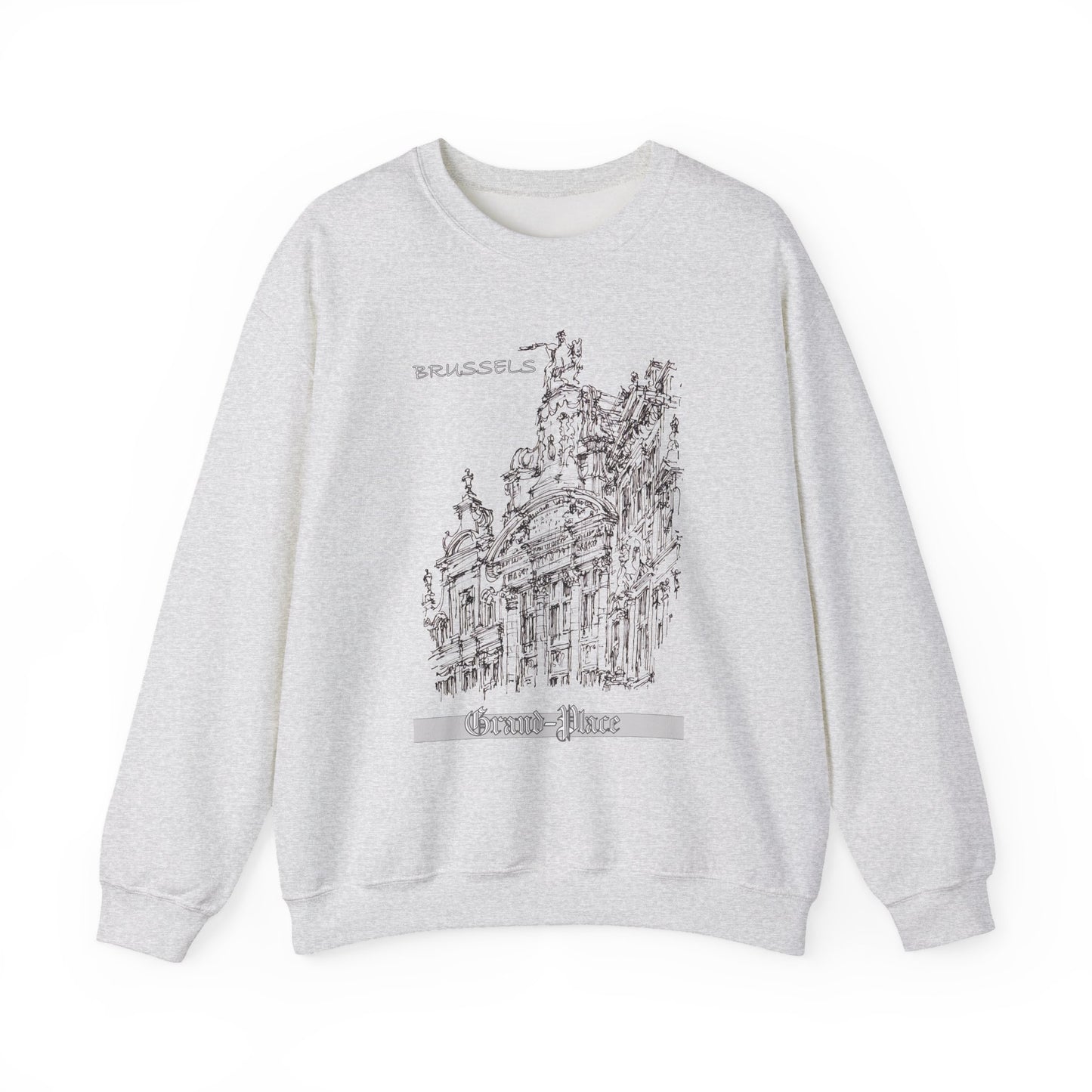 Brussel's Grand-Place-Inspired Unisex Crewneck Sweatshirt