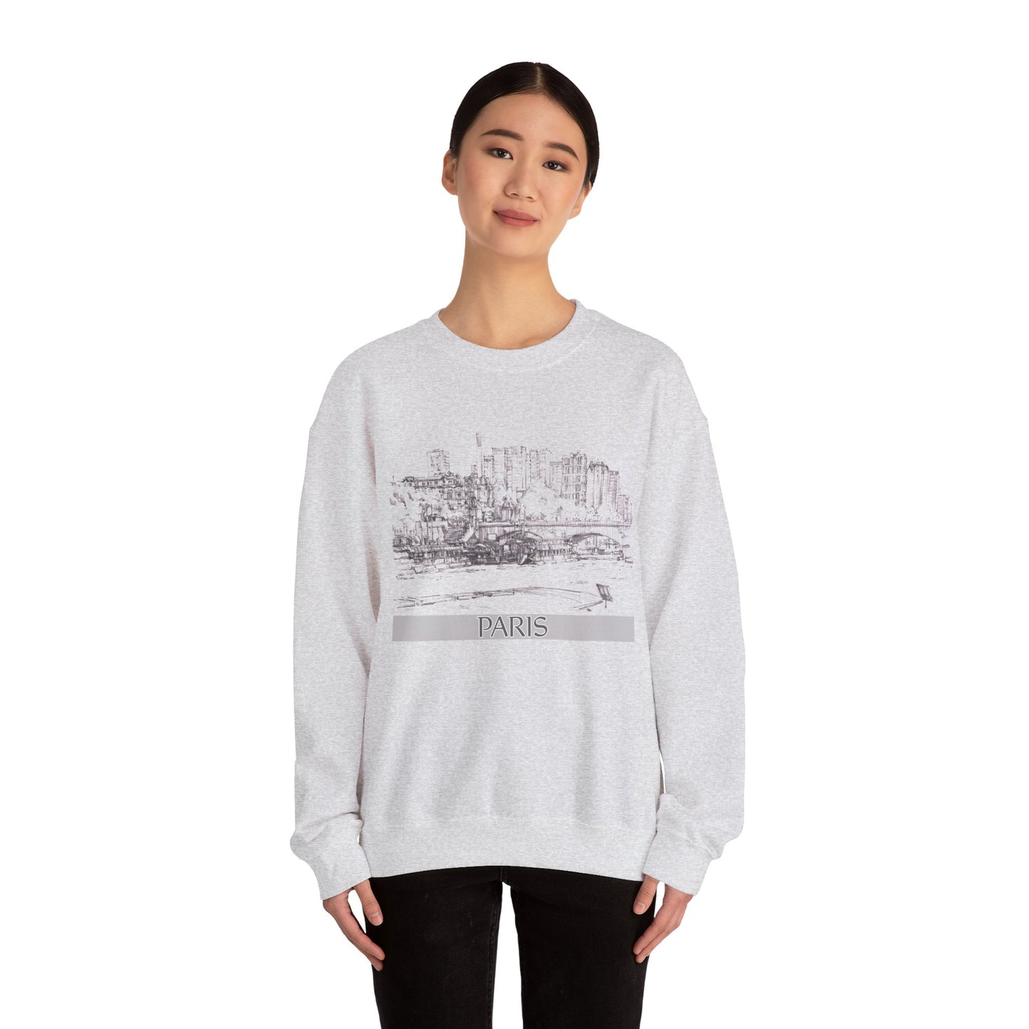 Paris-Inspired Unisex Crewneck Sweatshirt