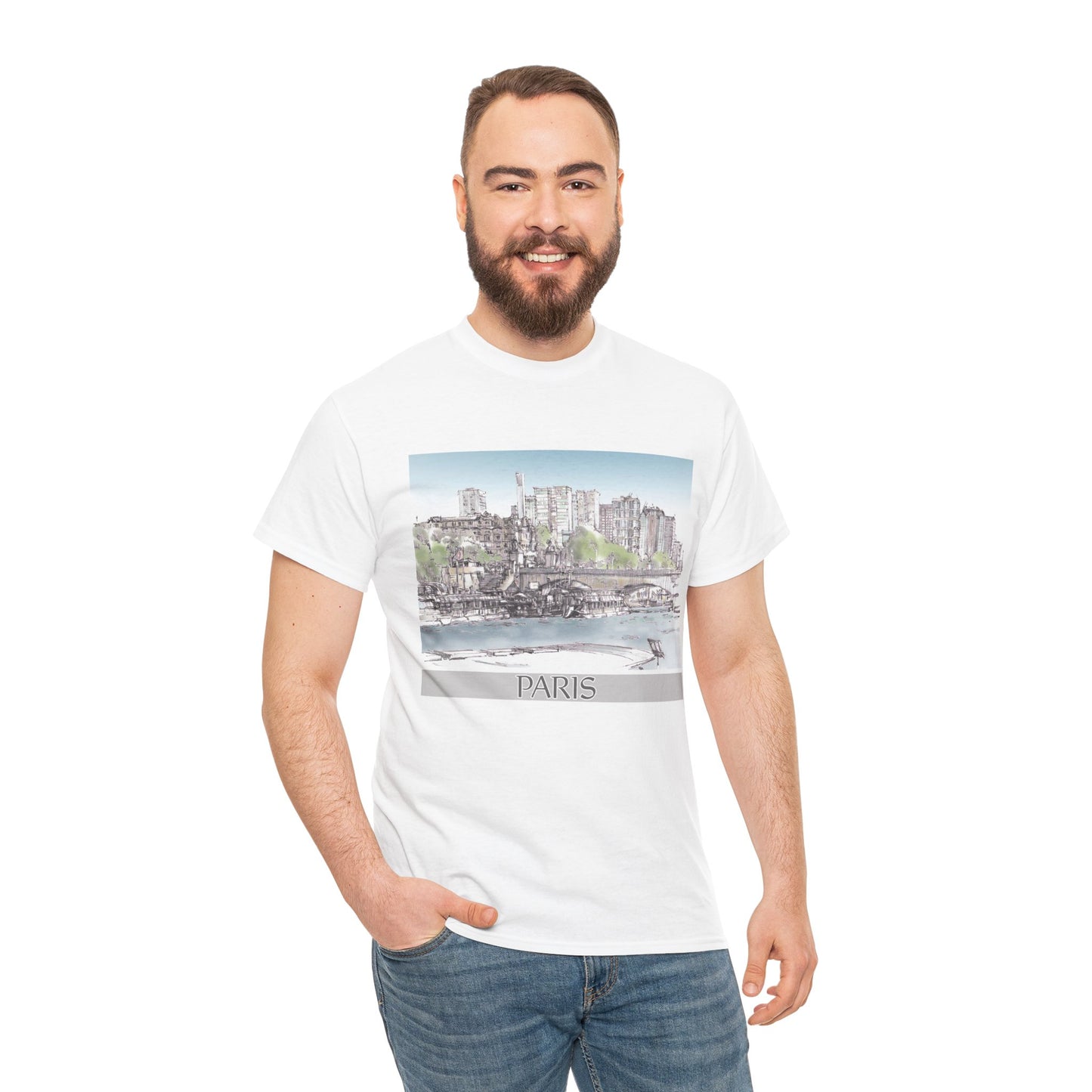 Paris-Inspired Unisex Crewneck T-shirt