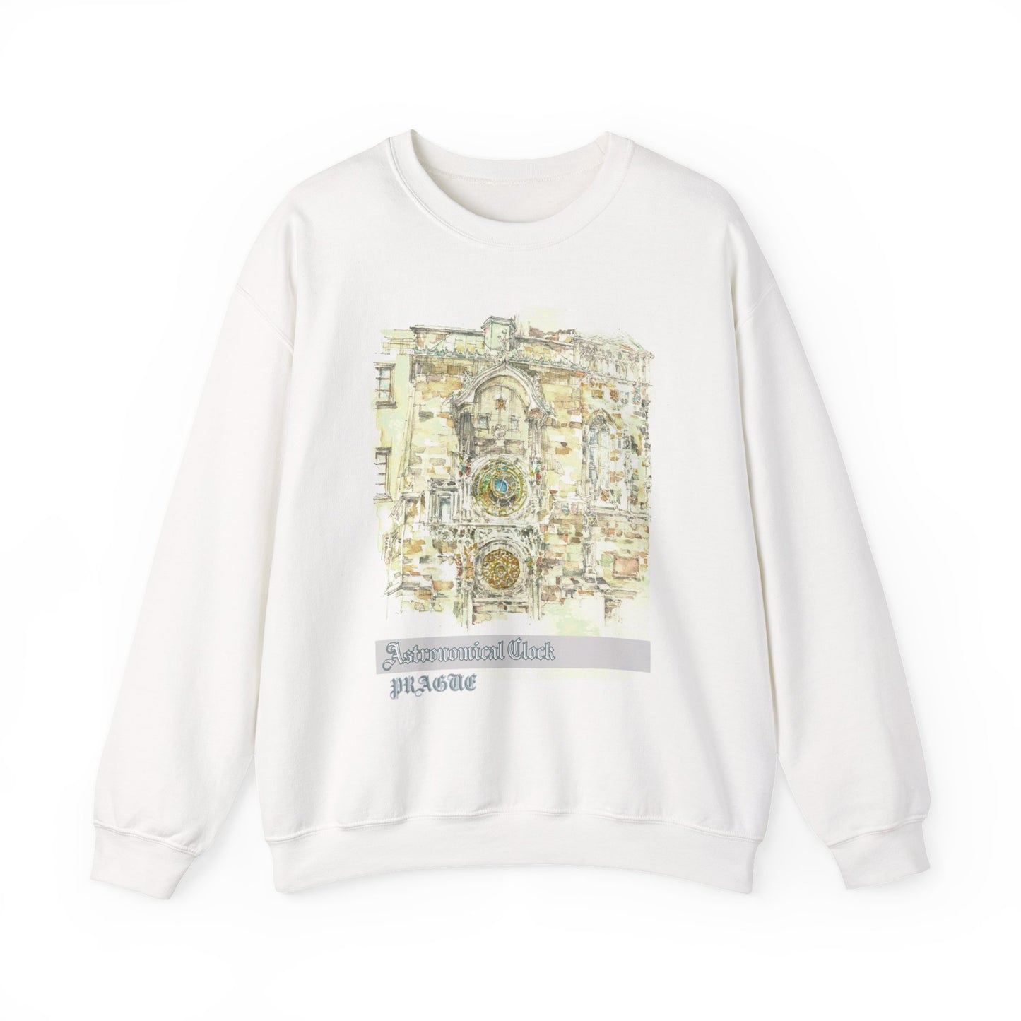 Prague-Inspired Unisex Crewneck Sweatshirt