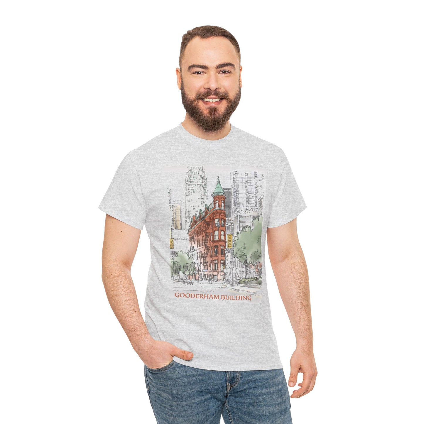 Gooderham building-Inspired Unisex Crewneck T-shirt