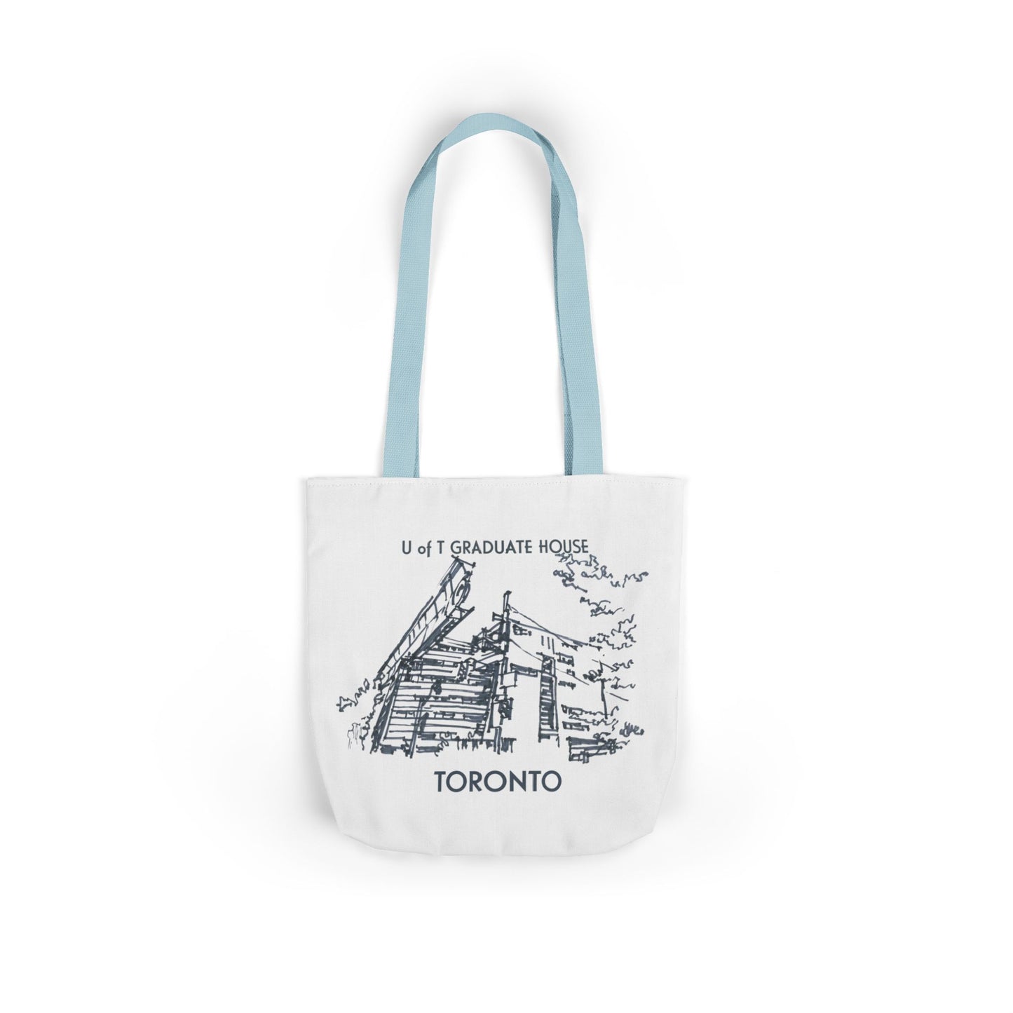 Toronto-inspired Tote Bag with 3-Color Straps