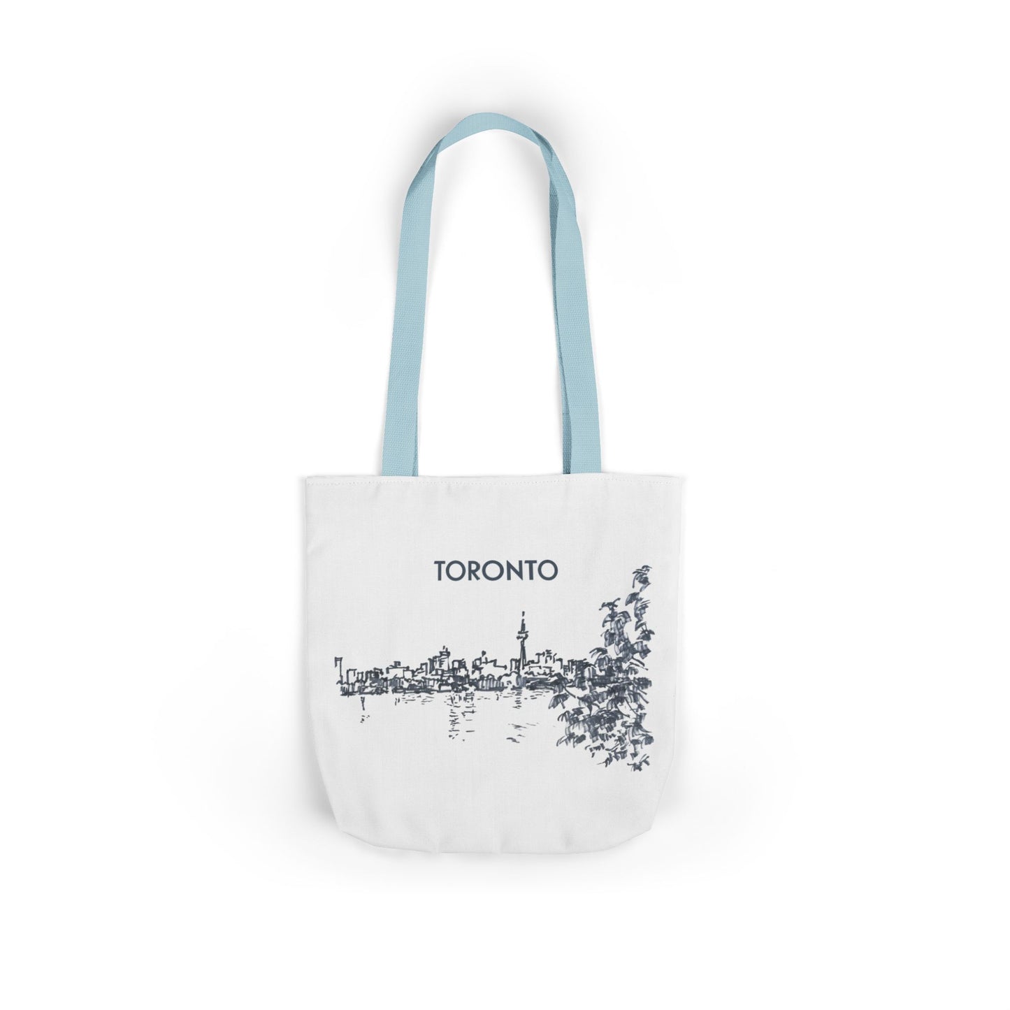 Toronto-inspired Tote Bag with 3-Color Straps