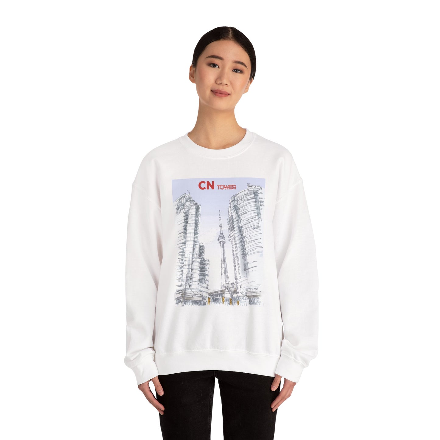 CN Tower-Inspired Unisex Crewneck Sweatshirt