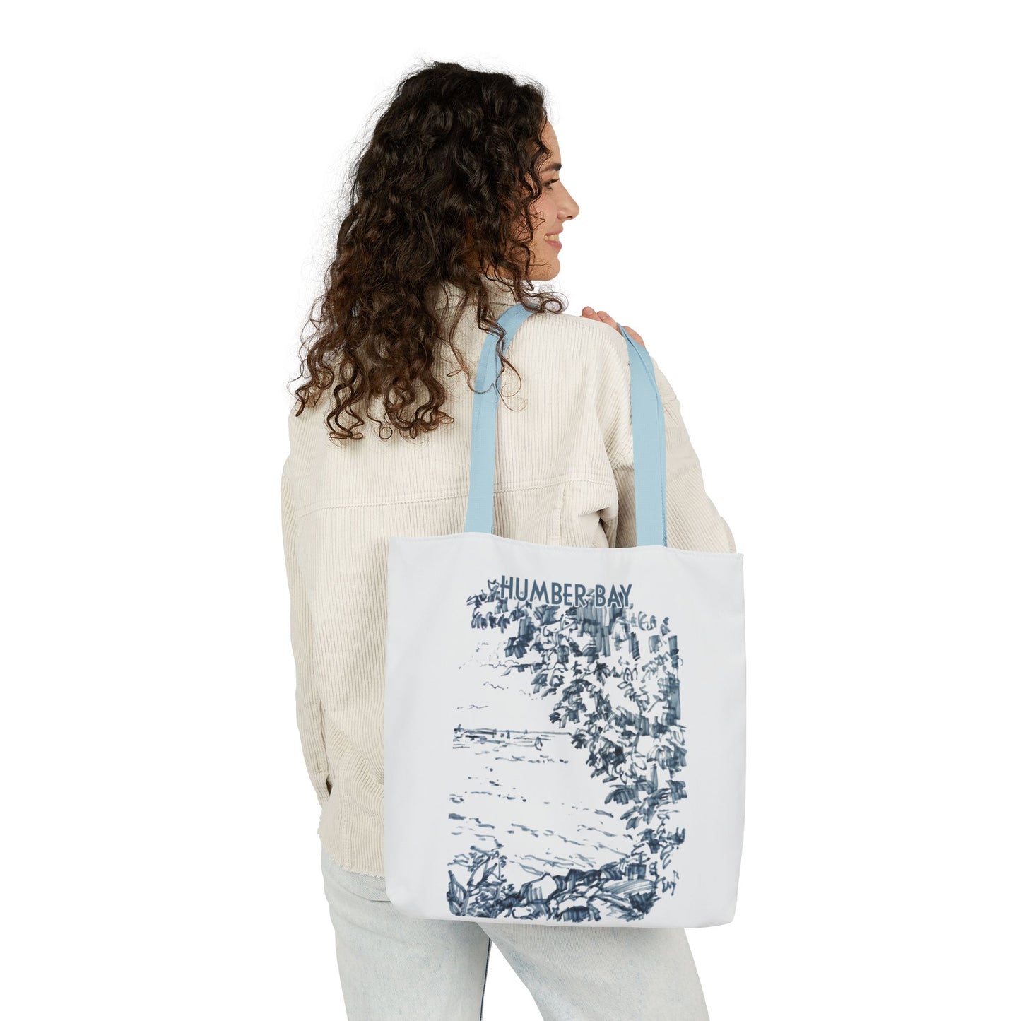 Toronto Humber Bay-inspired Tote Bag with 3-Color Straps