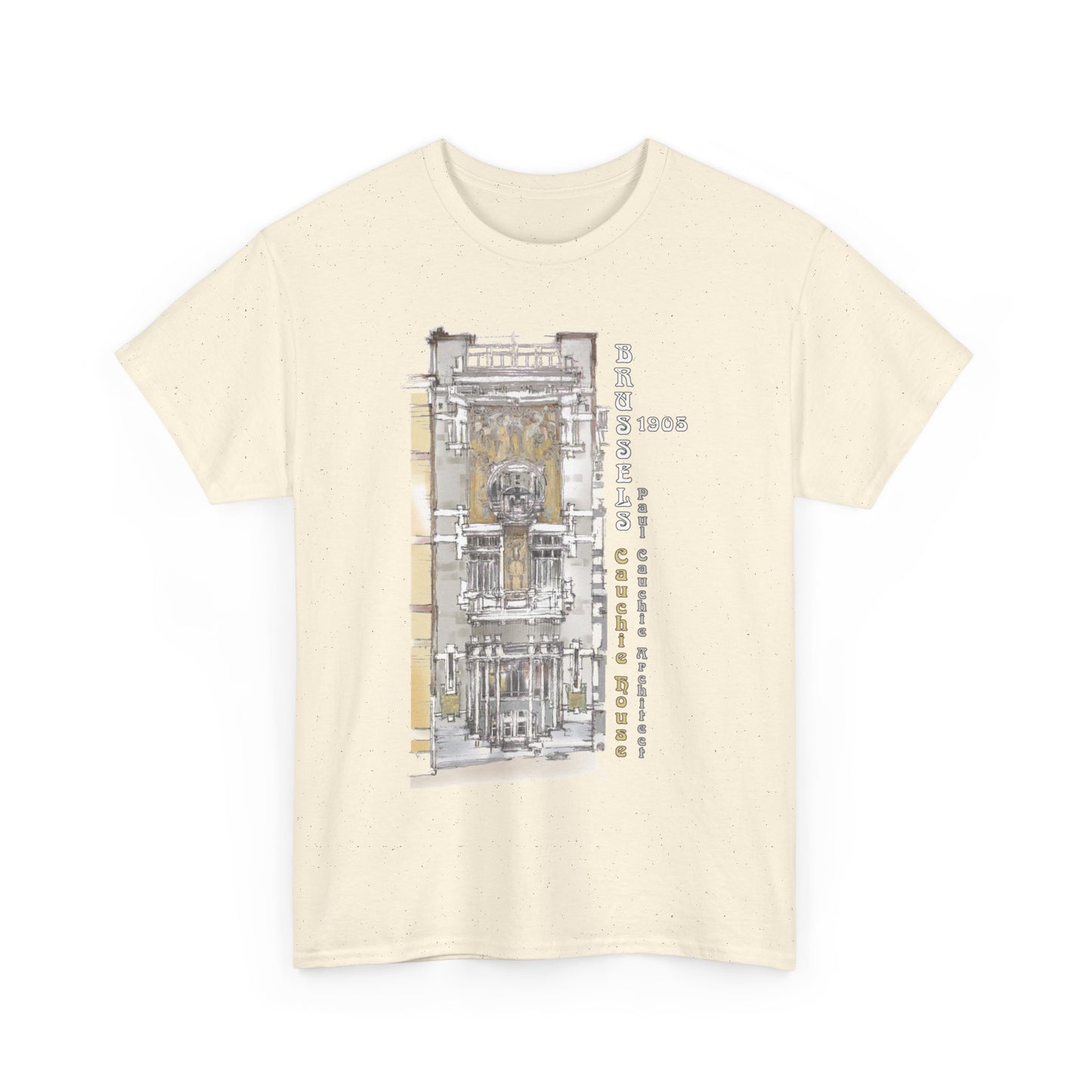 Brussel's Art-Nouveau-Inspired Unisex Crewneck T-shirt