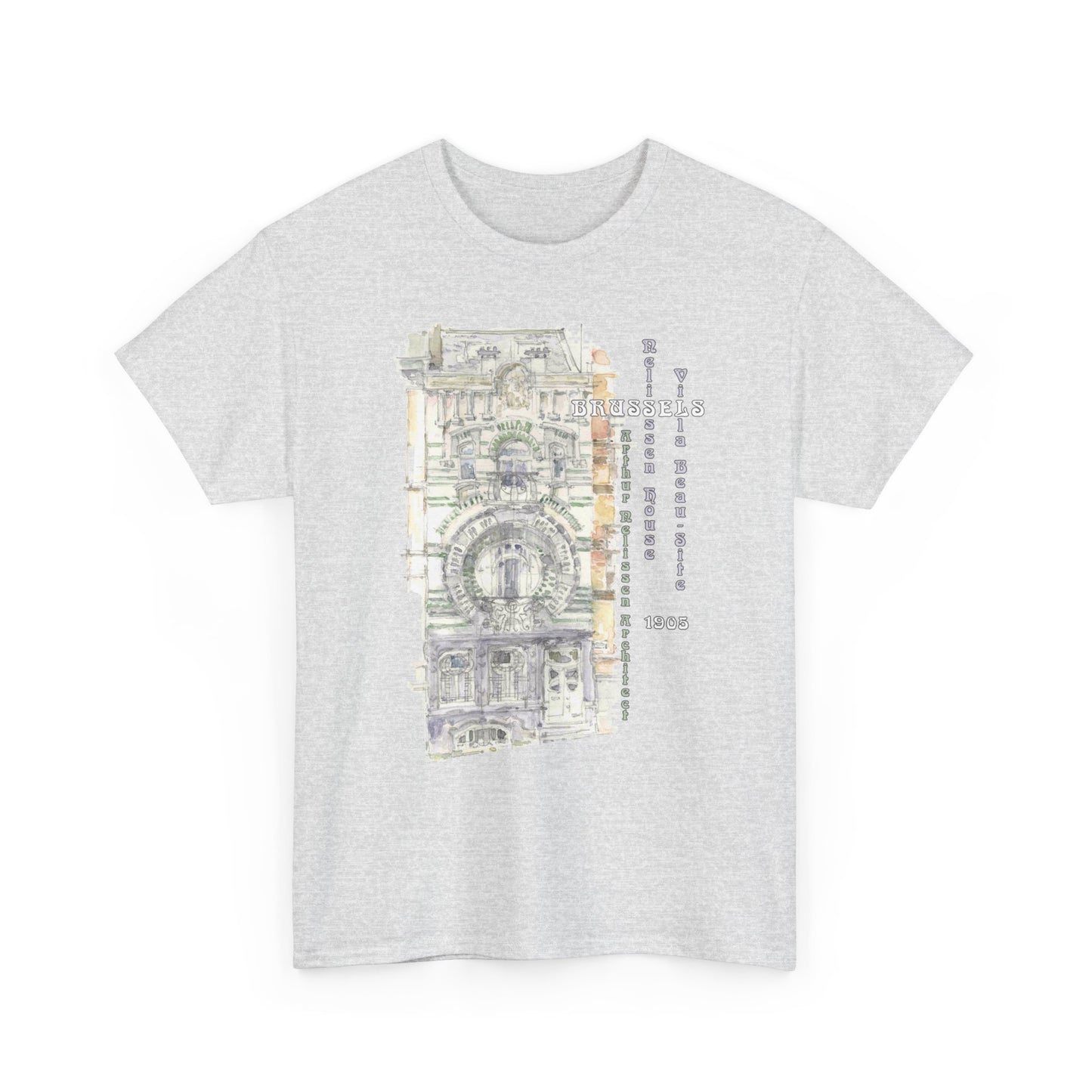 Brussel's Art-Nouveau-Inspired Unisex Crewneck T-shirt