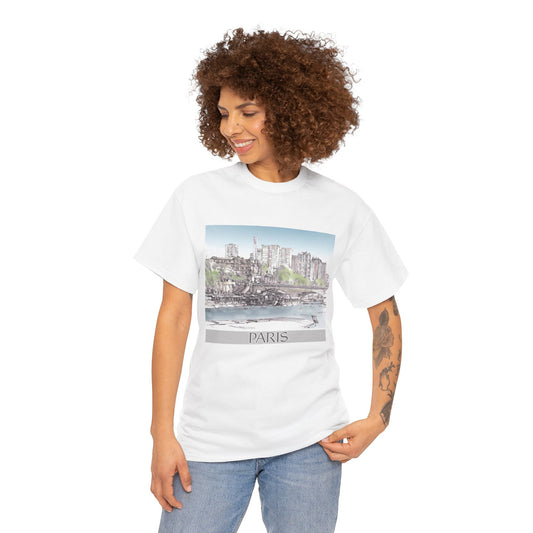 Paris-Inspired Unisex Crewneck T-shirt