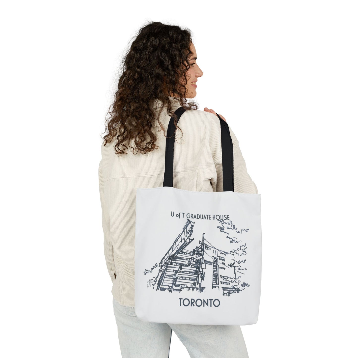Toronto-inspired Tote Bag with 3-Color Straps