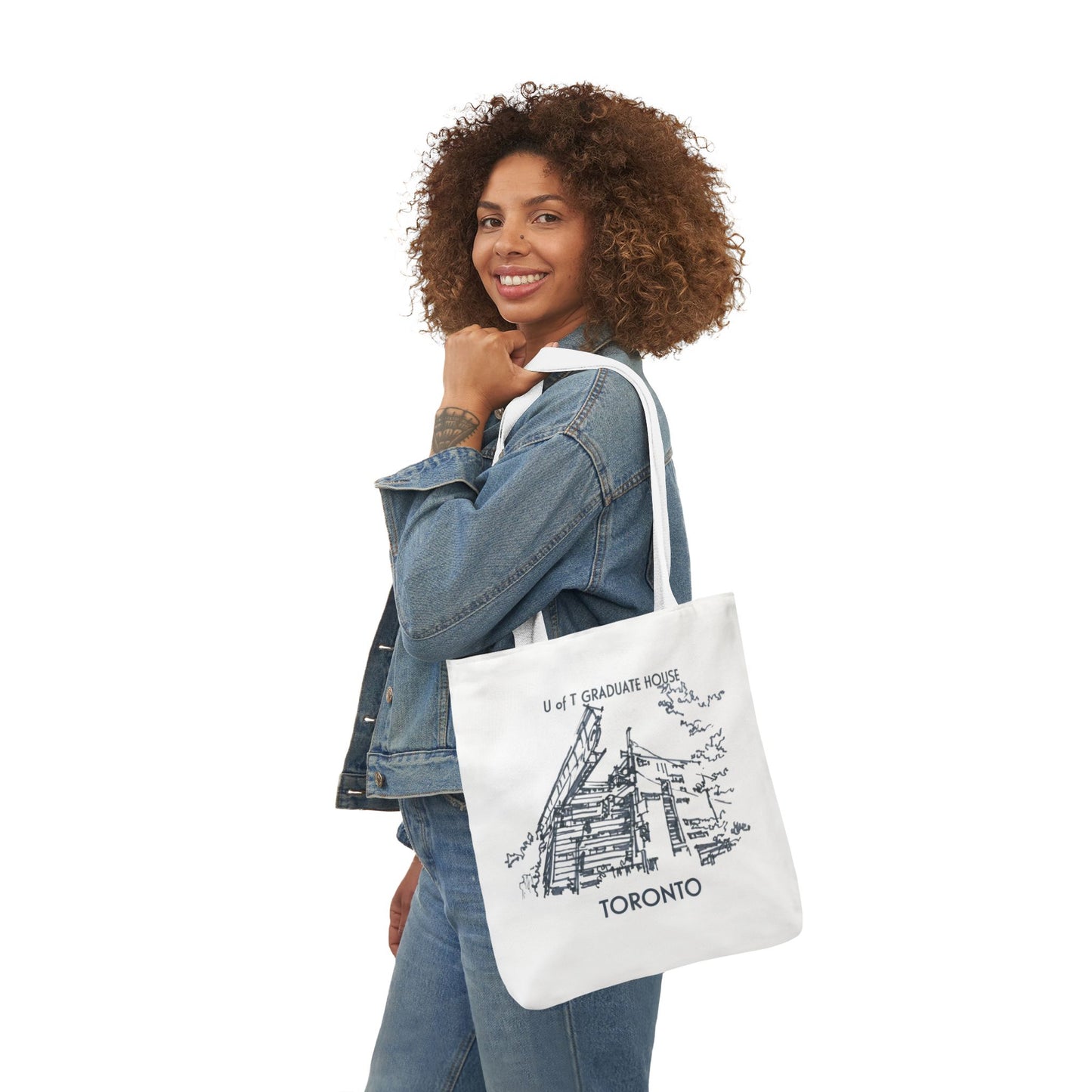 Toronto-inspired Tote Bag with 3-Color Straps