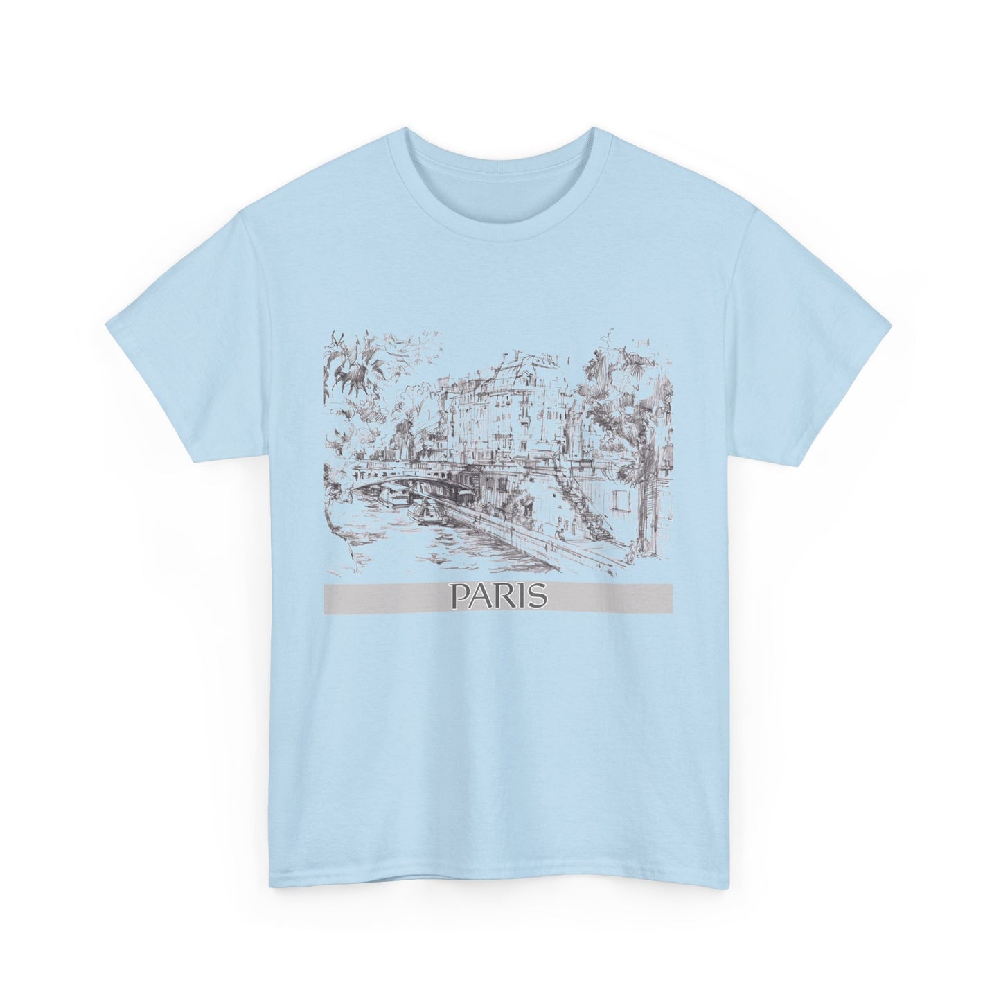 Paris-Inspired Unisex Crewneck T-shirt