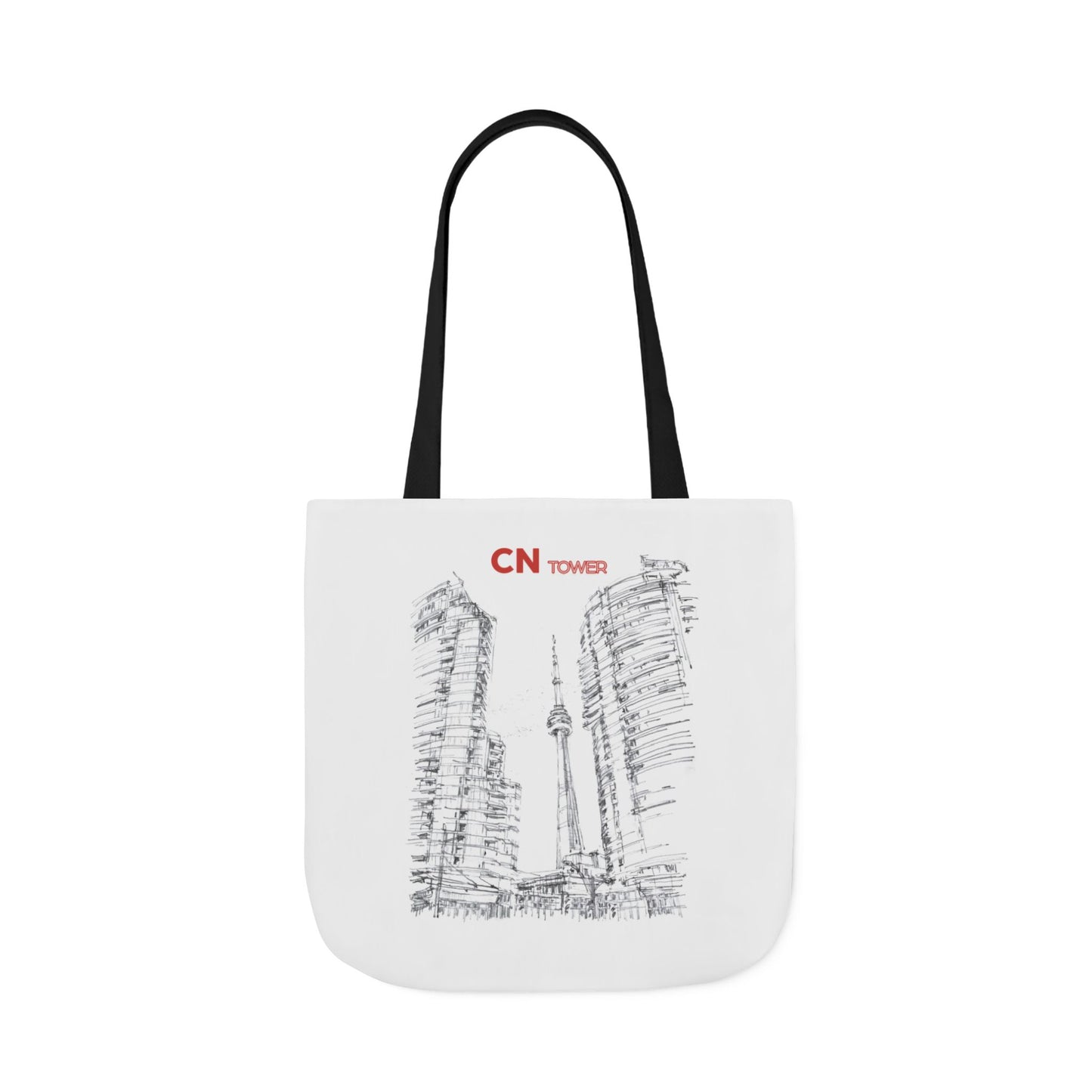CN Tower-inspired Tote Bag with 4-Color Straps