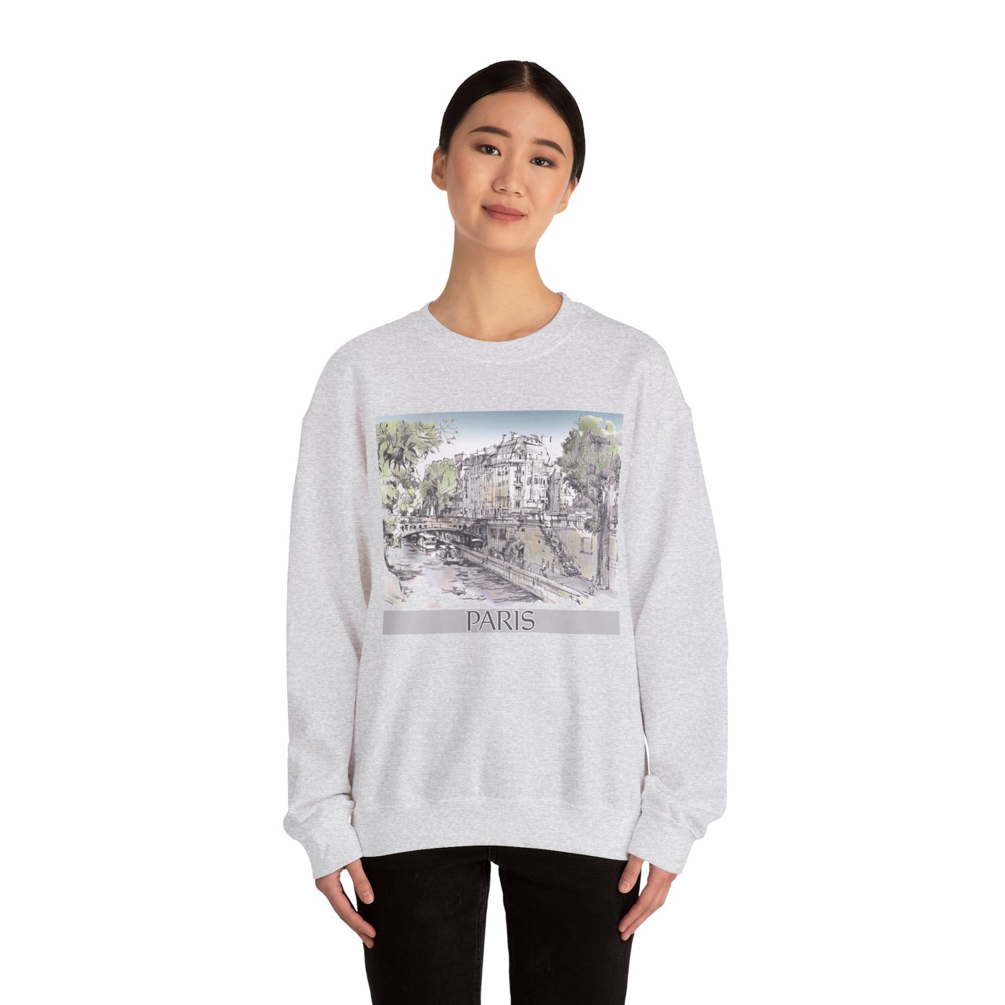 Paris-Inspired Unisex Crewneck Sweatshirt
