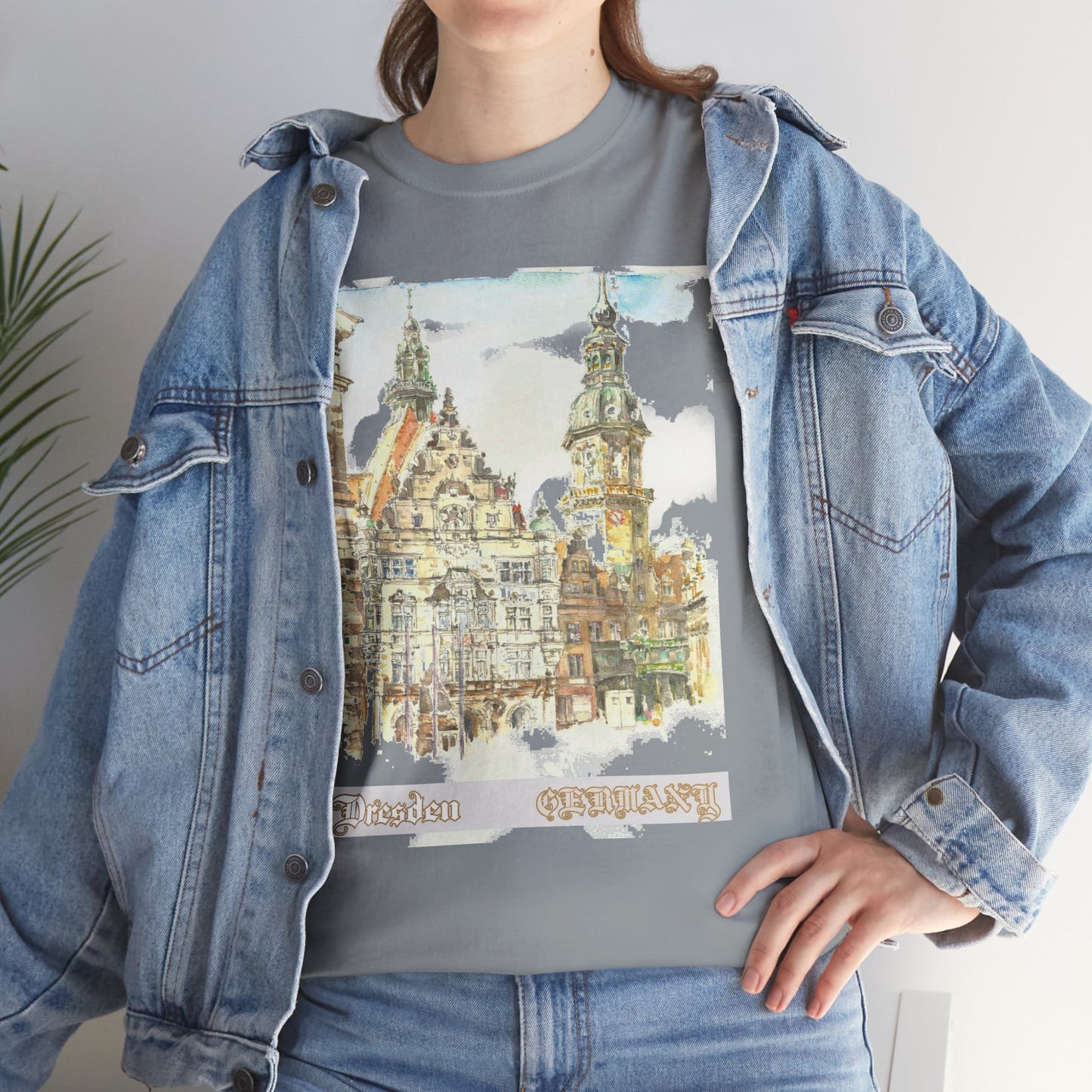 Dresden-Inspired Unisex Crewneck T-shirt