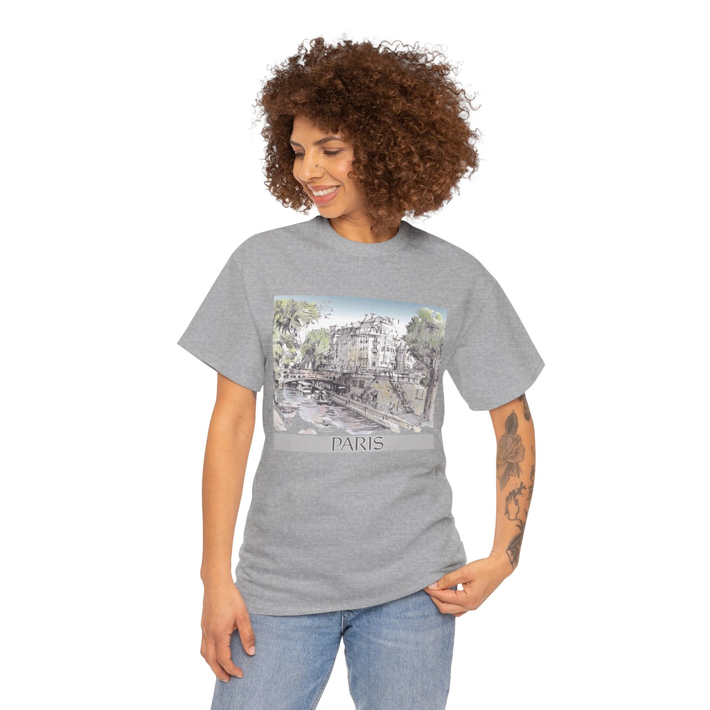 Paris-Inspired Unisex Crewneck T-shirt