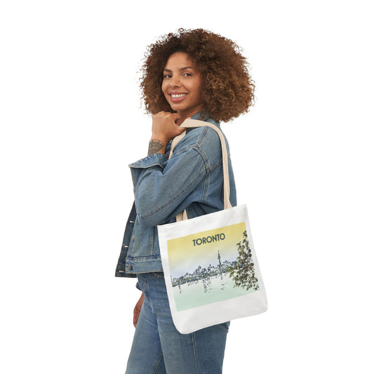 Toronto-inspired Tote Bag with 4-Color Straps