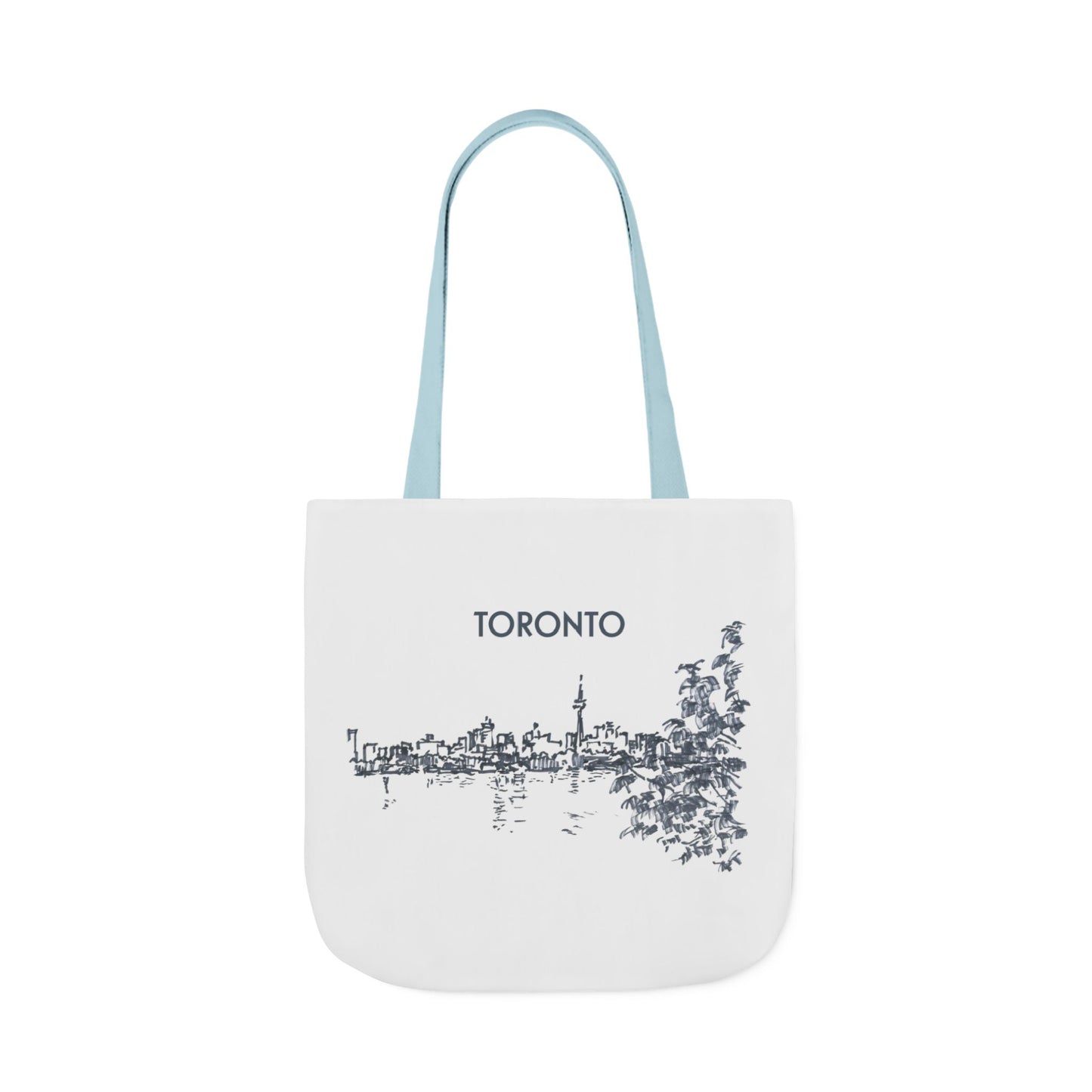 Toronto-inspired Tote Bag with 3-Color Straps