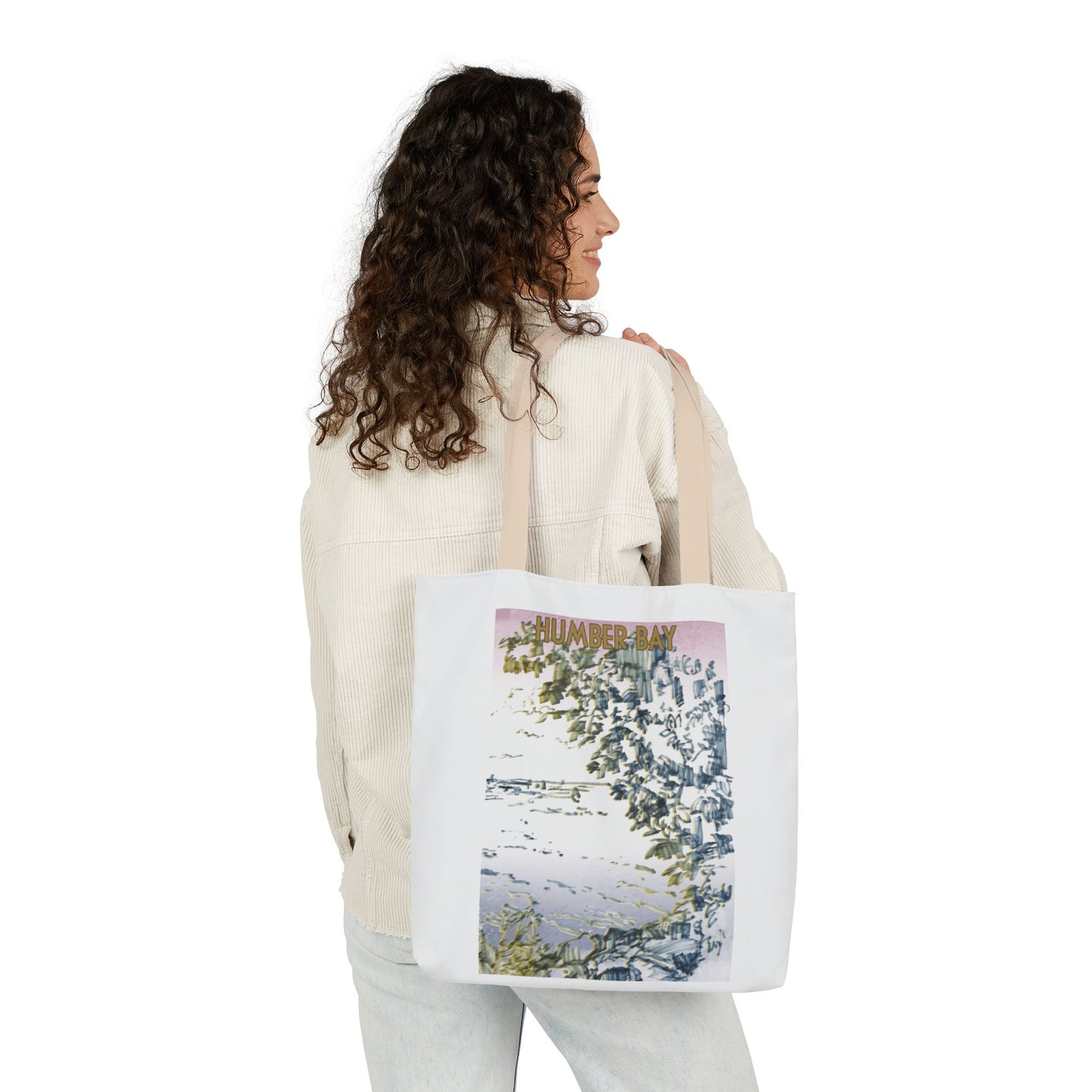 Toronto Humber Bay-inspired Tote Bag with 5-Color Straps