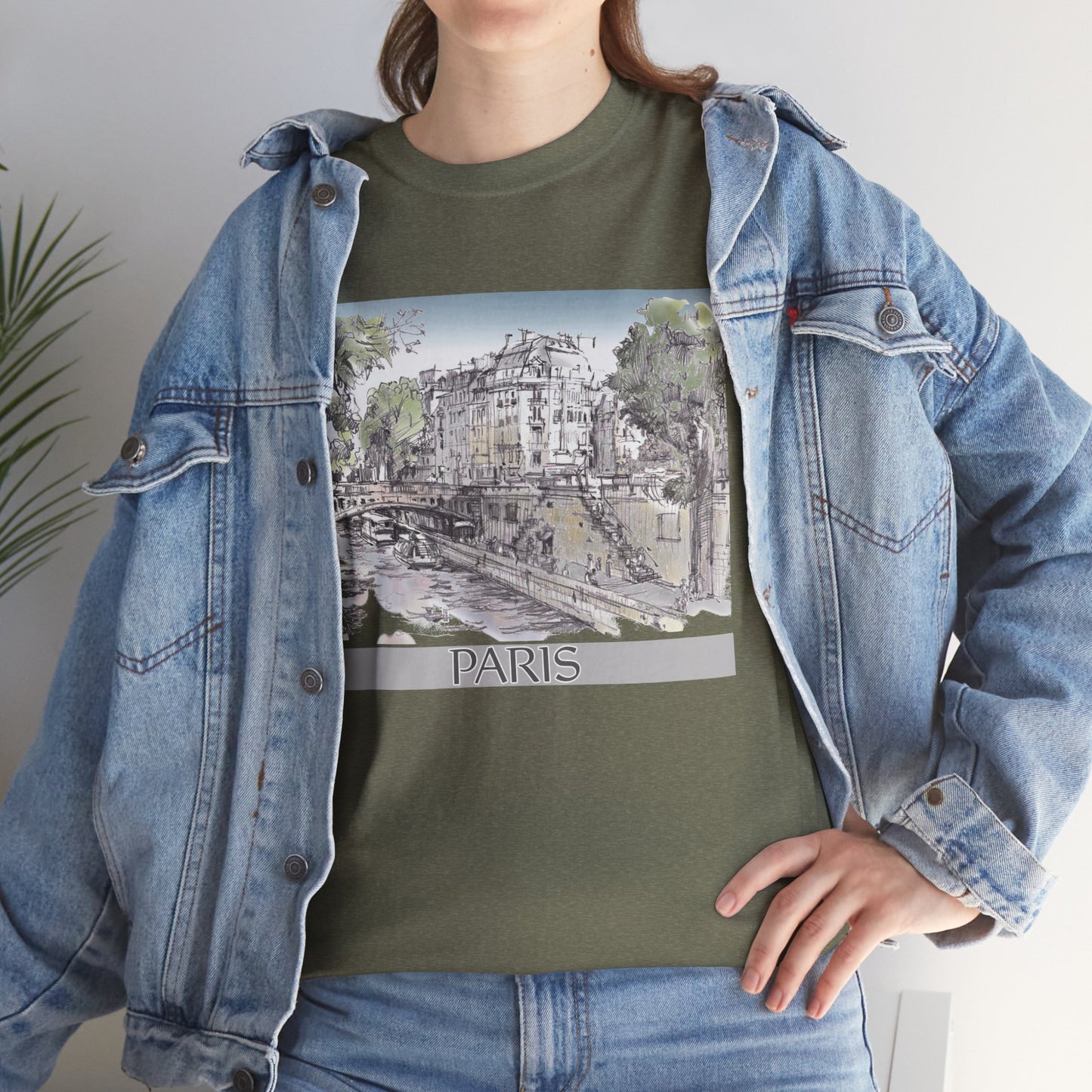 Paris-Inspired Unisex Crewneck T-shirt