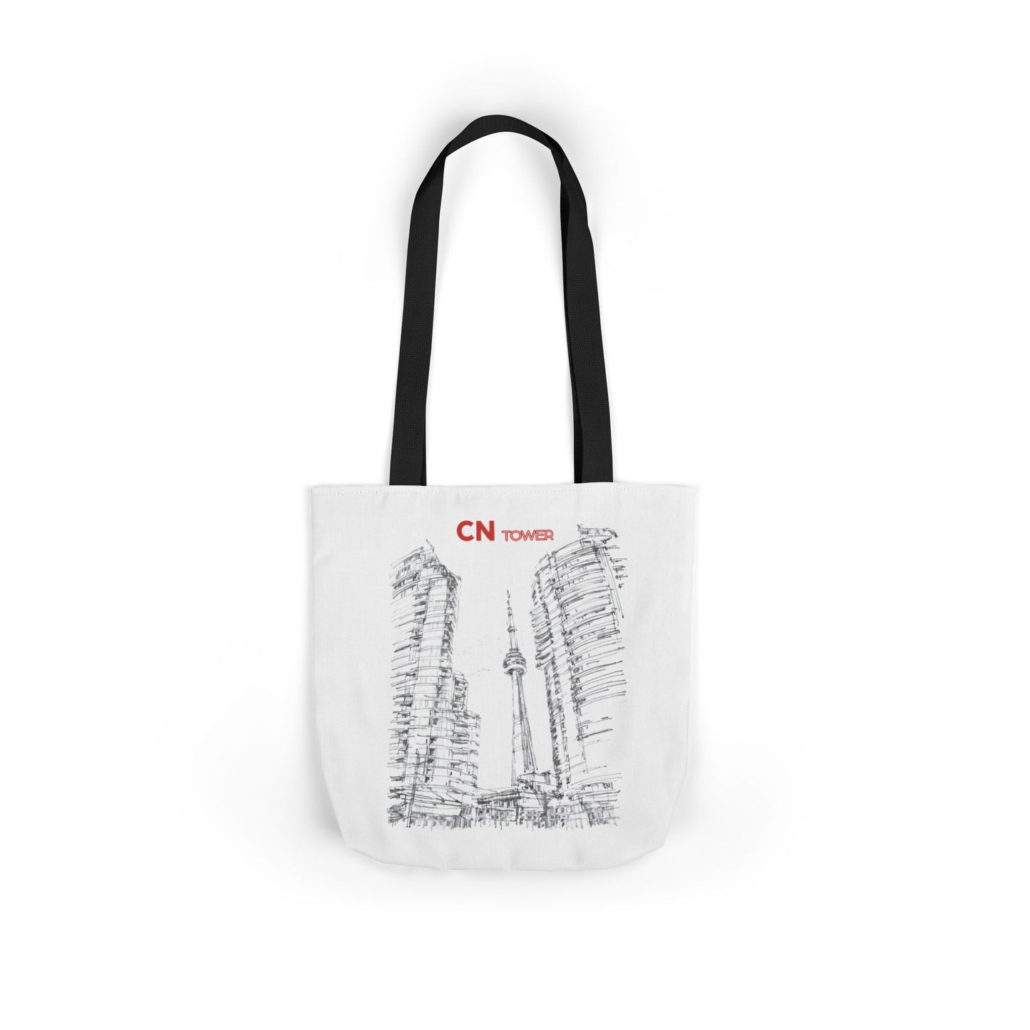 CN Tower-inspired Tote Bag with 4-Color Straps