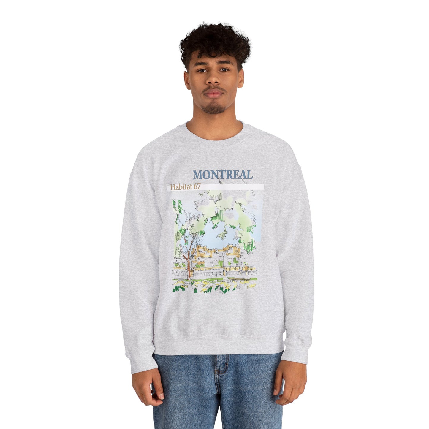 Montreal-Inspired Unisex Crewneck Sweatshirt
