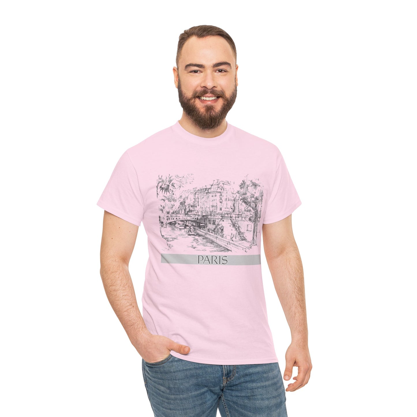 Paris-Inspired Unisex Crewneck T-shirt
