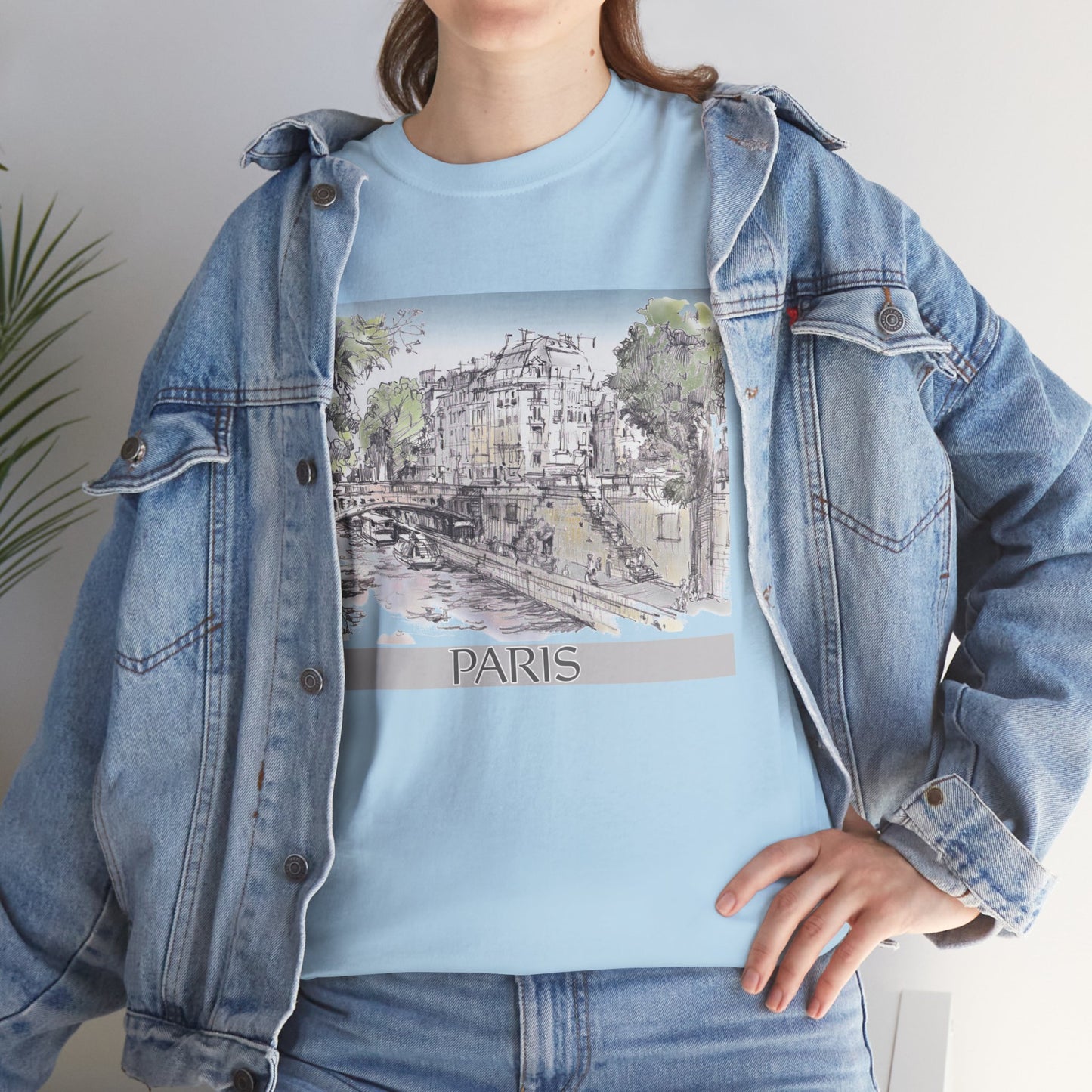 Paris-Inspired Unisex Crewneck T-shirt
