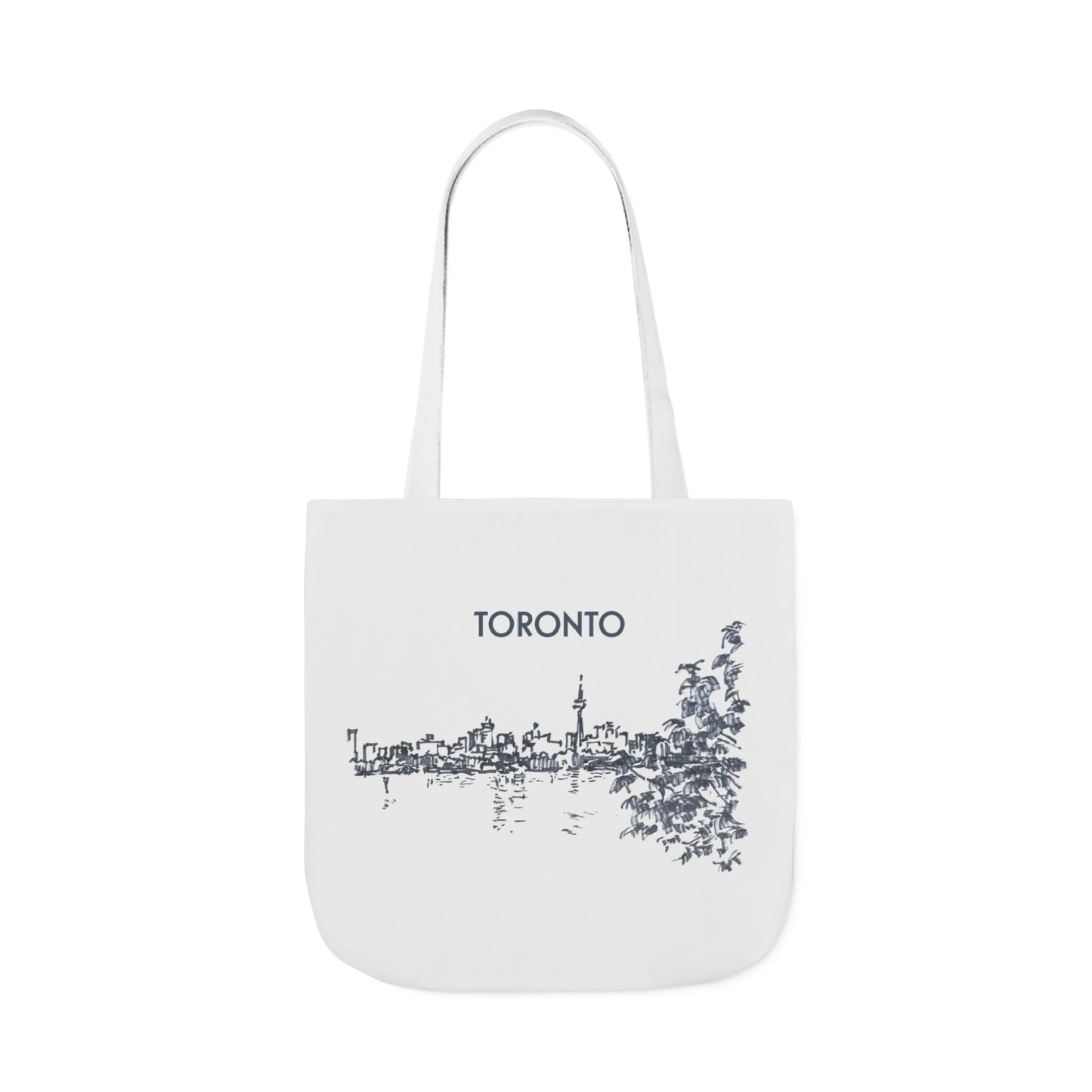 Toronto-inspired Tote Bag with 3-Color Straps