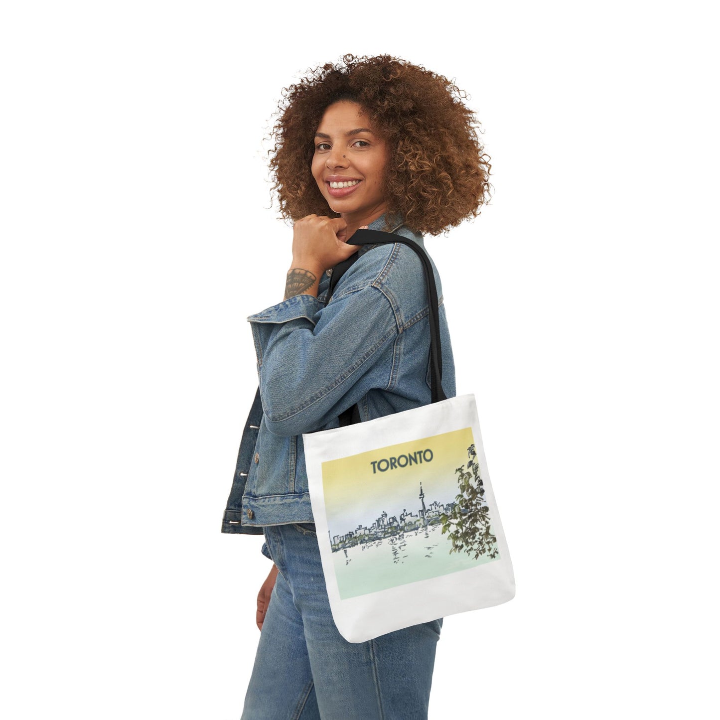 Toronto-inspired Tote Bag with 4-Color Straps