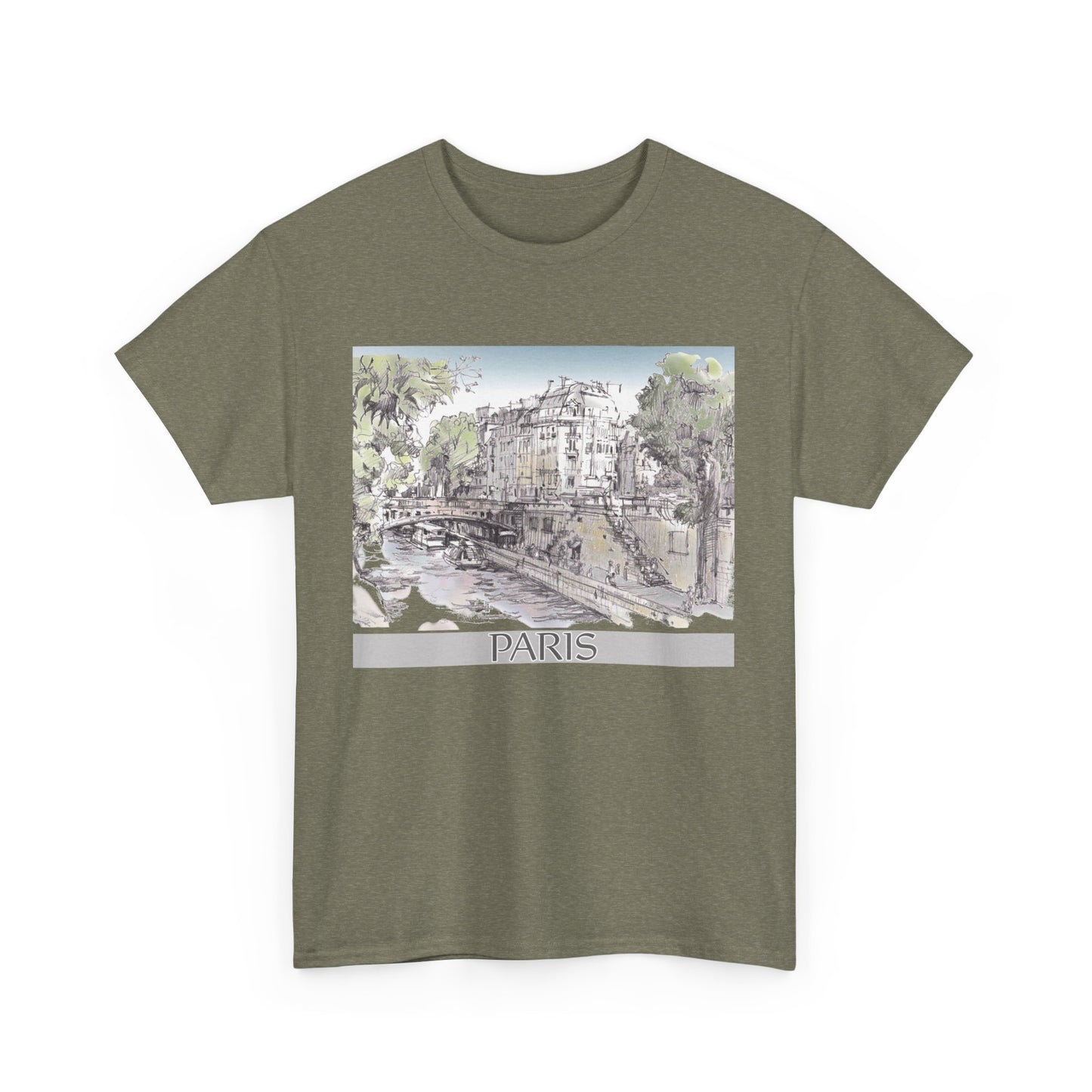 Paris-Inspired Unisex Crewneck T-shirt